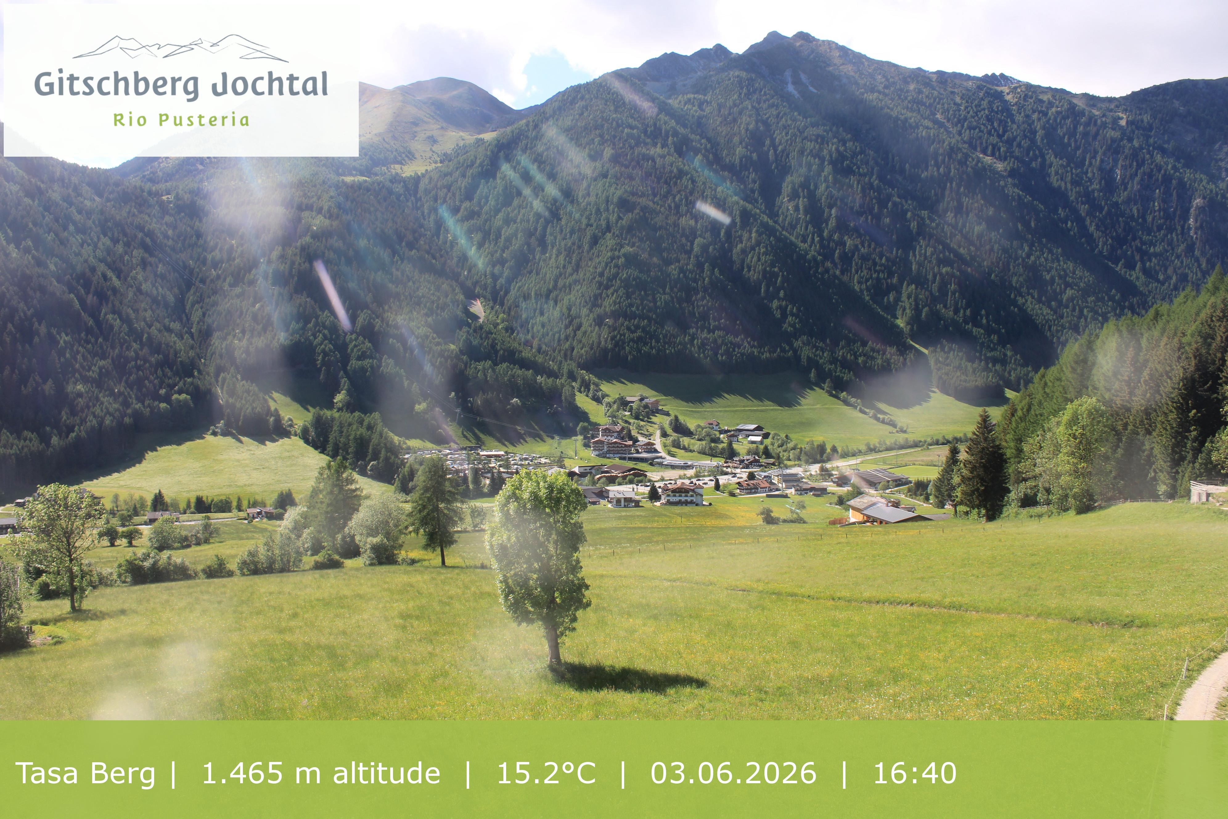 Archiv Foto Webcam: Blick auf den Gitschberg