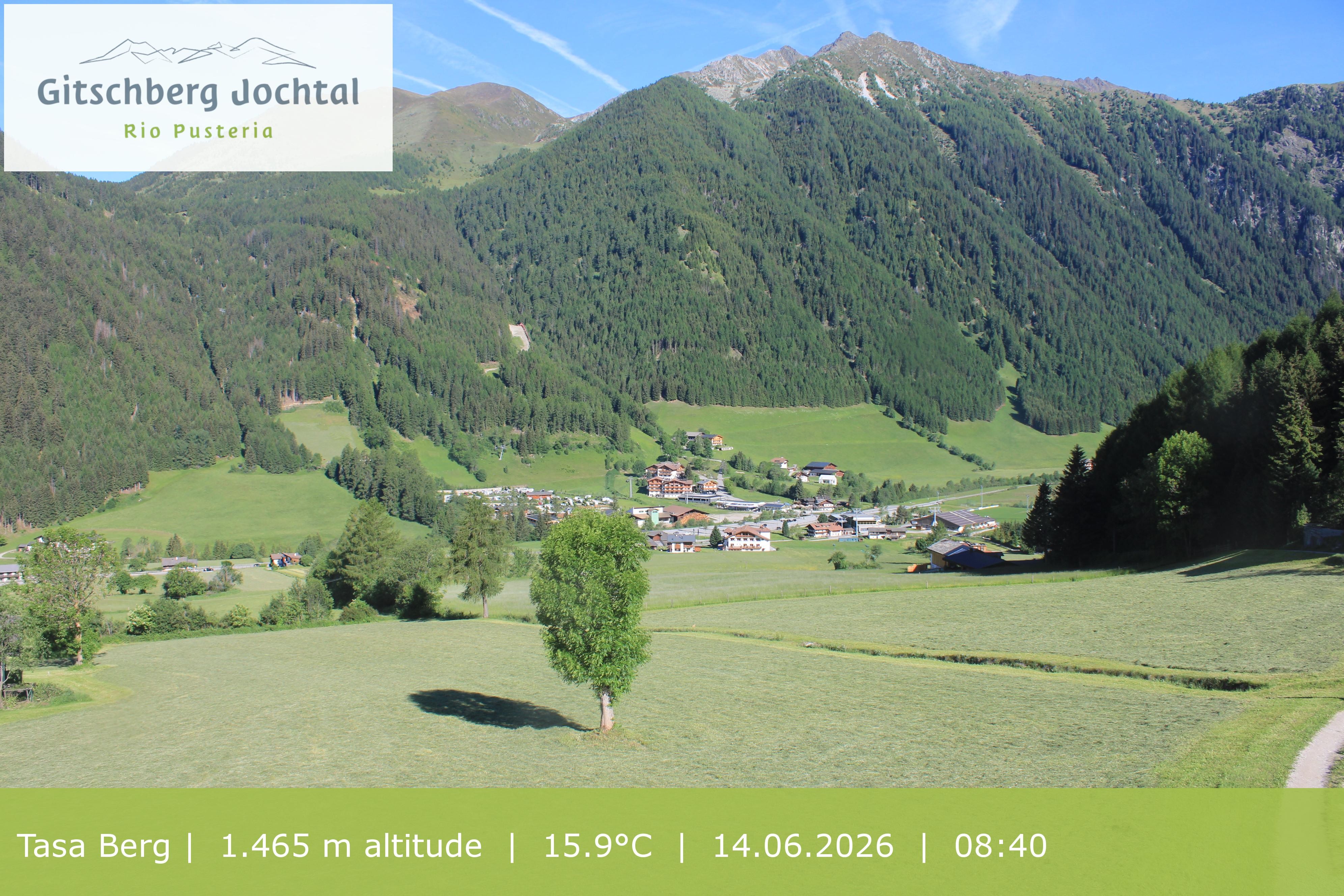 Archiv Foto Webcam: Blick auf den Gitschberg