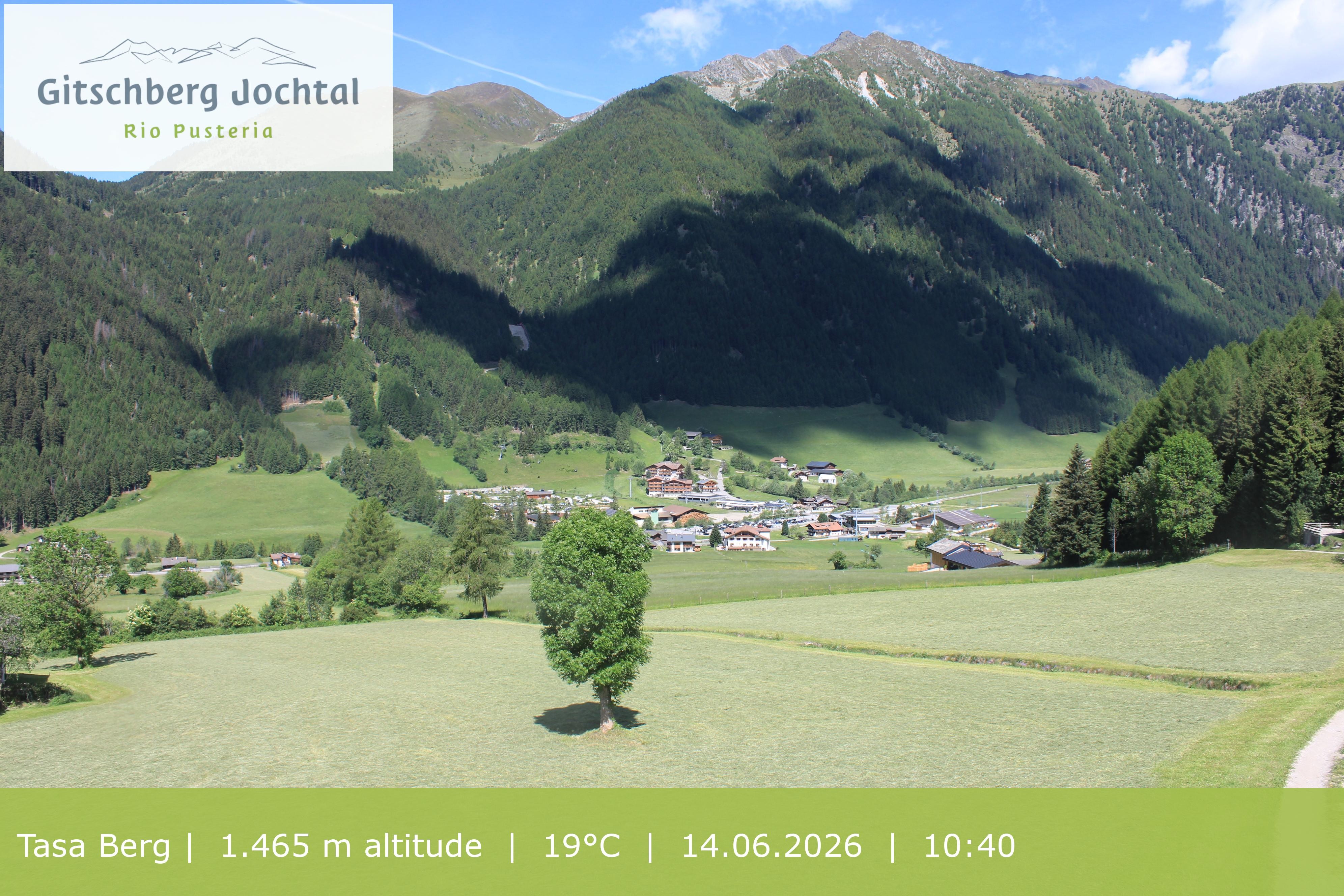 Archiv Foto Webcam: Blick auf den Gitschberg