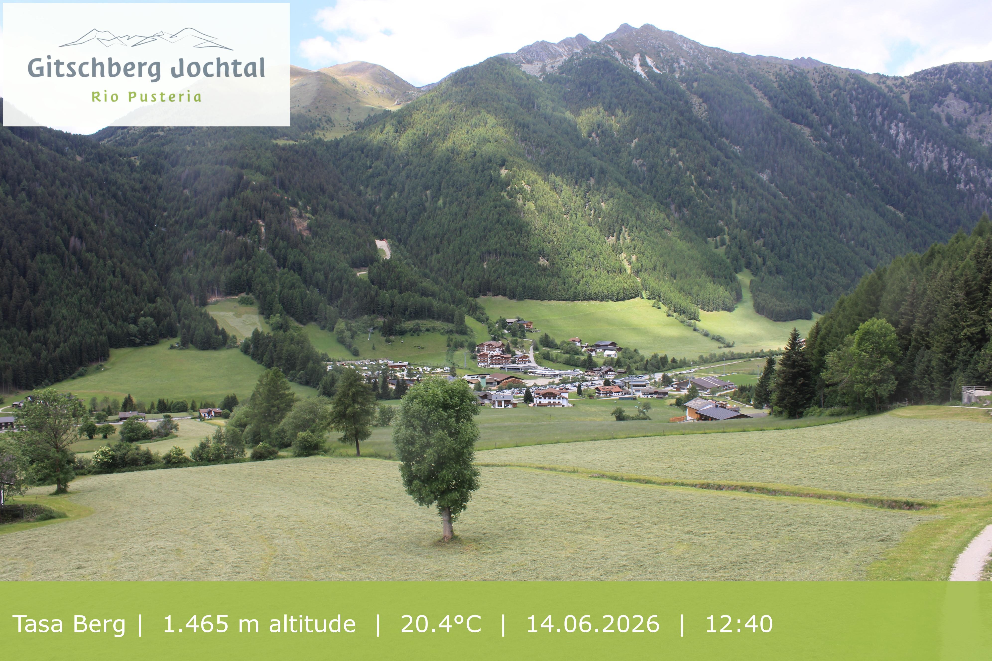 Archiv Foto Webcam: Blick auf den Gitschberg