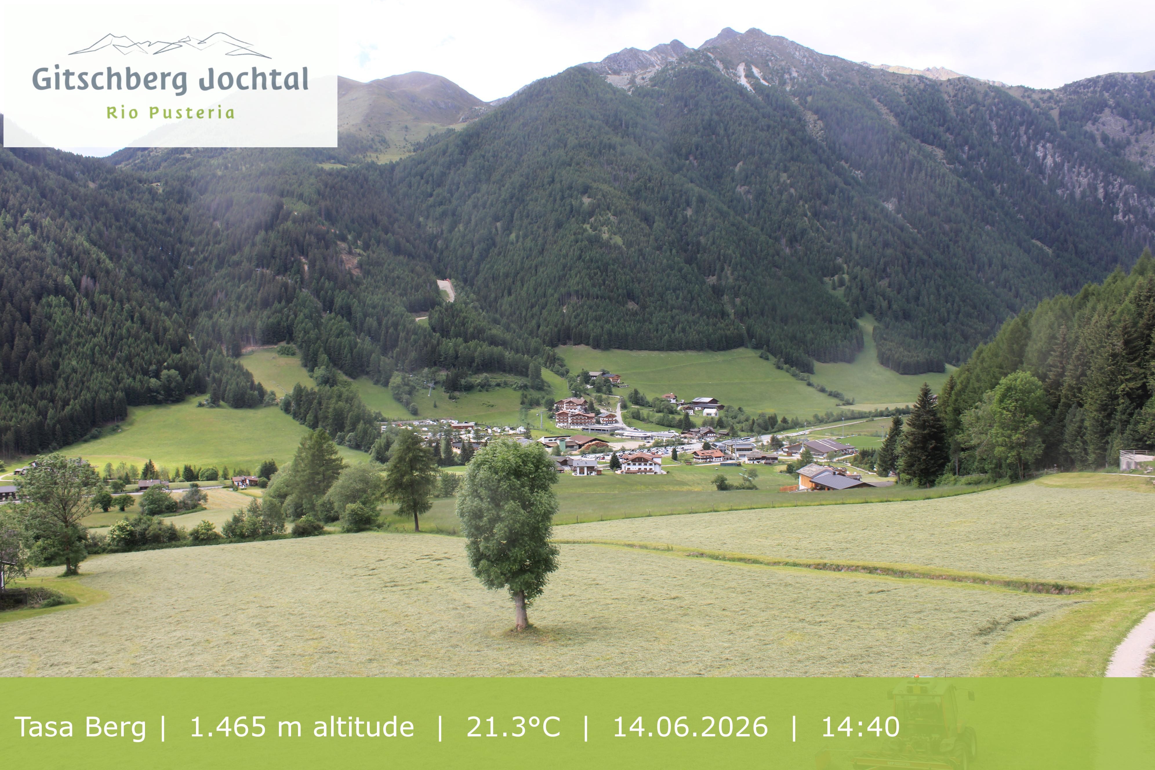 Archiv Foto Webcam: Blick auf den Gitschberg