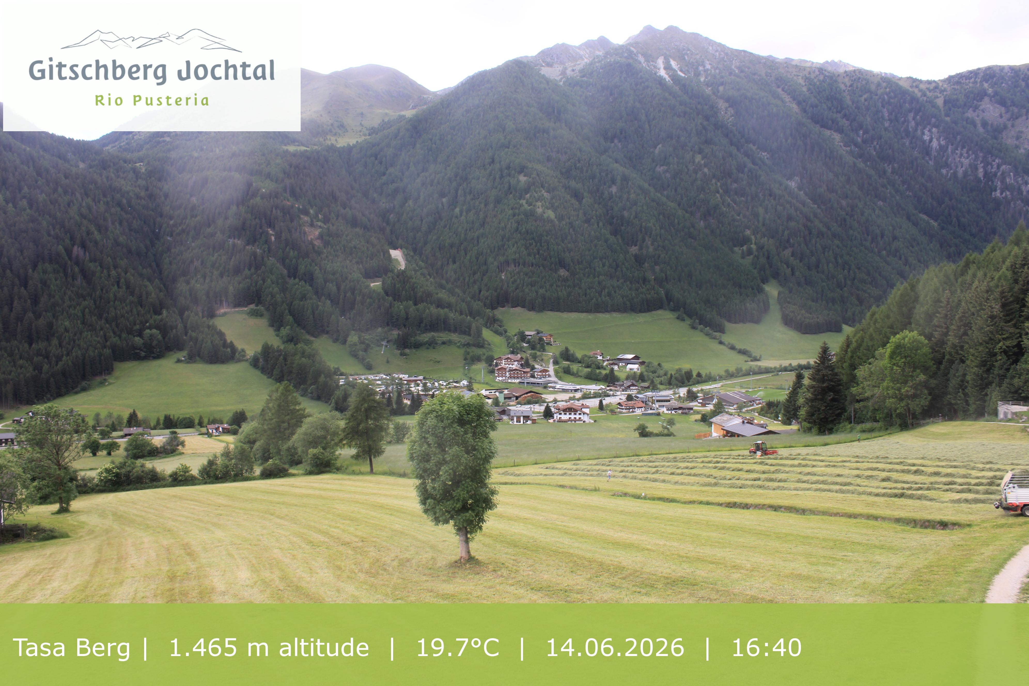 Archiv Foto Webcam: Blick auf den Gitschberg