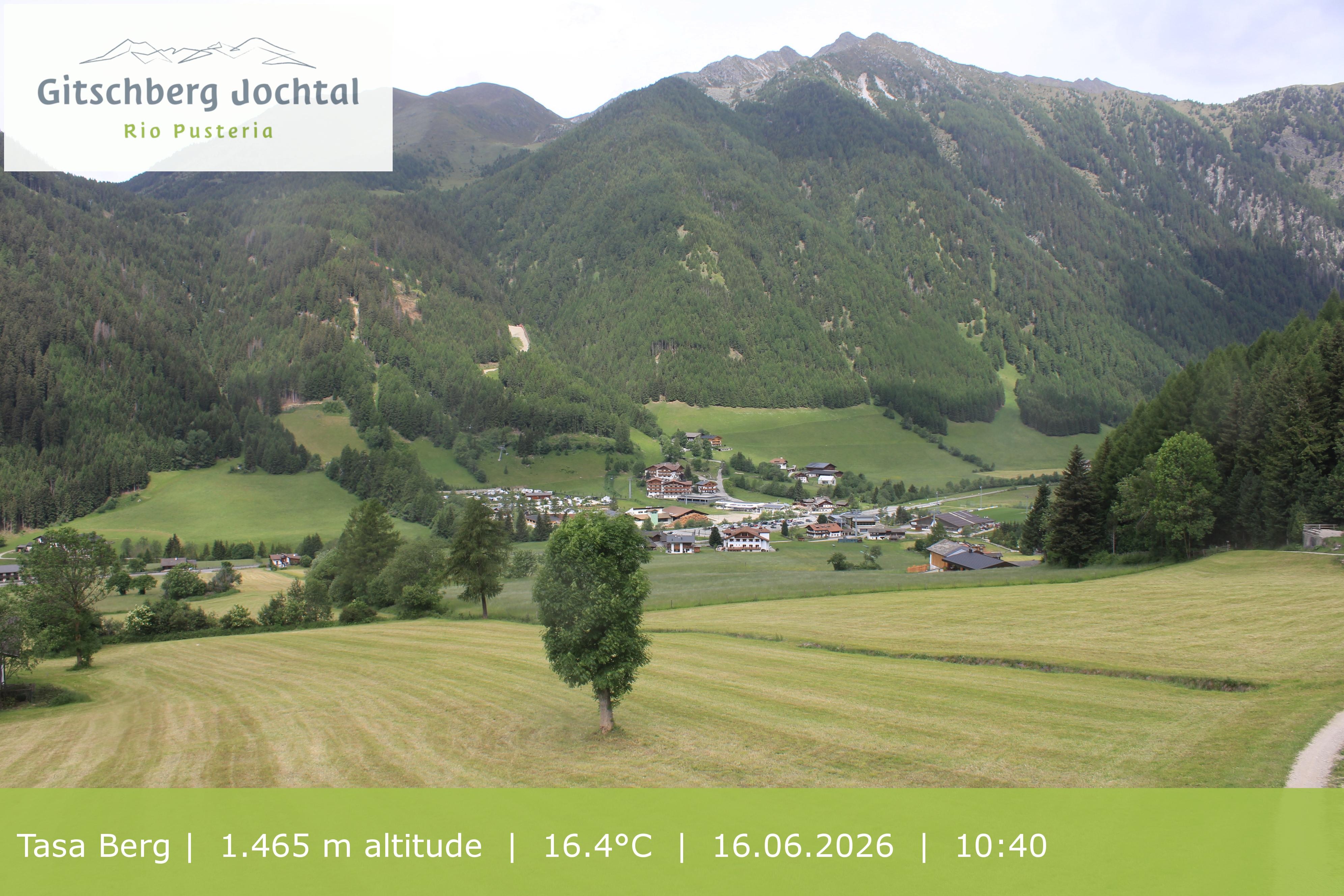Archiv Foto Webcam: Blick auf den Gitschberg