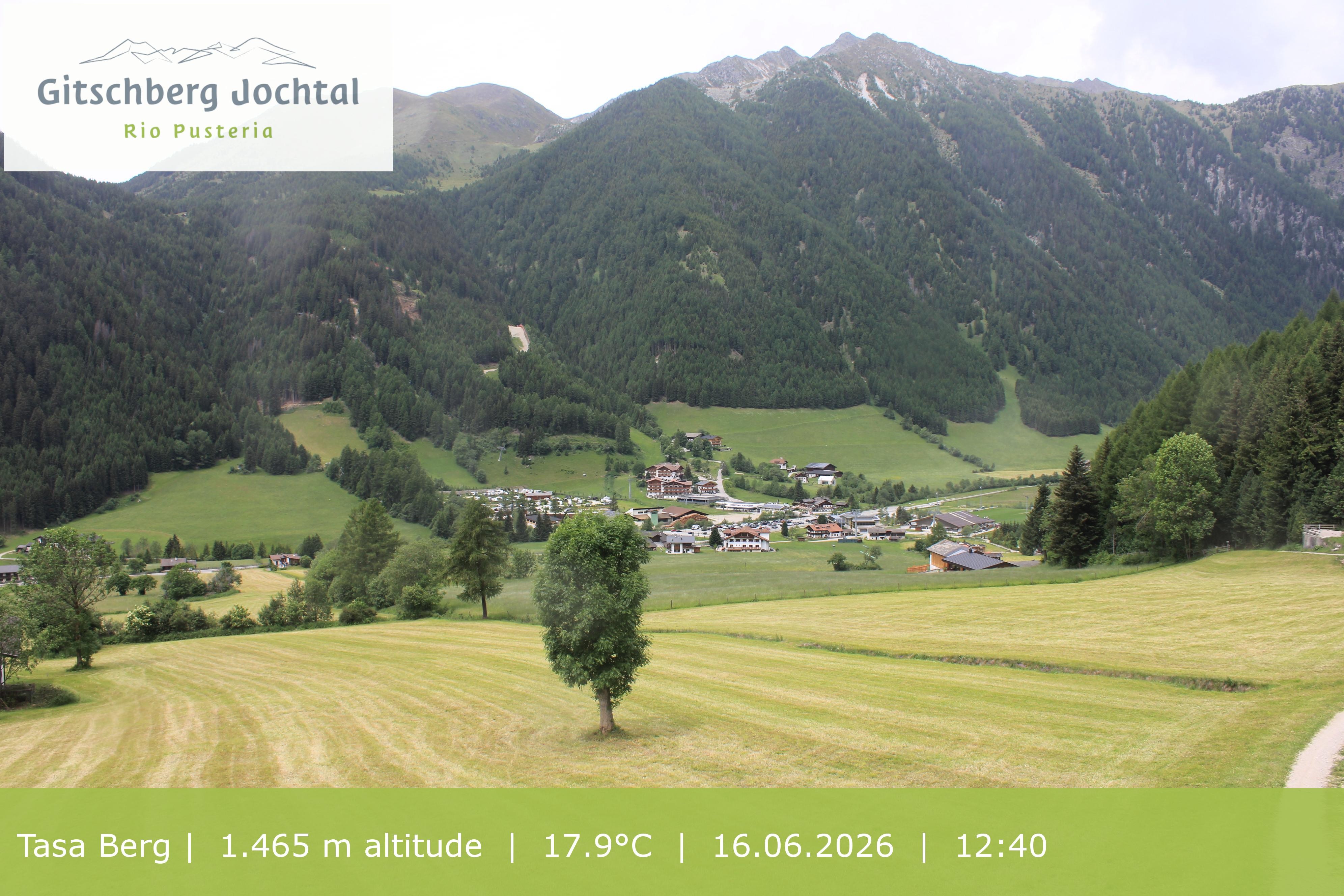 Archiv Foto Webcam: Blick auf den Gitschberg