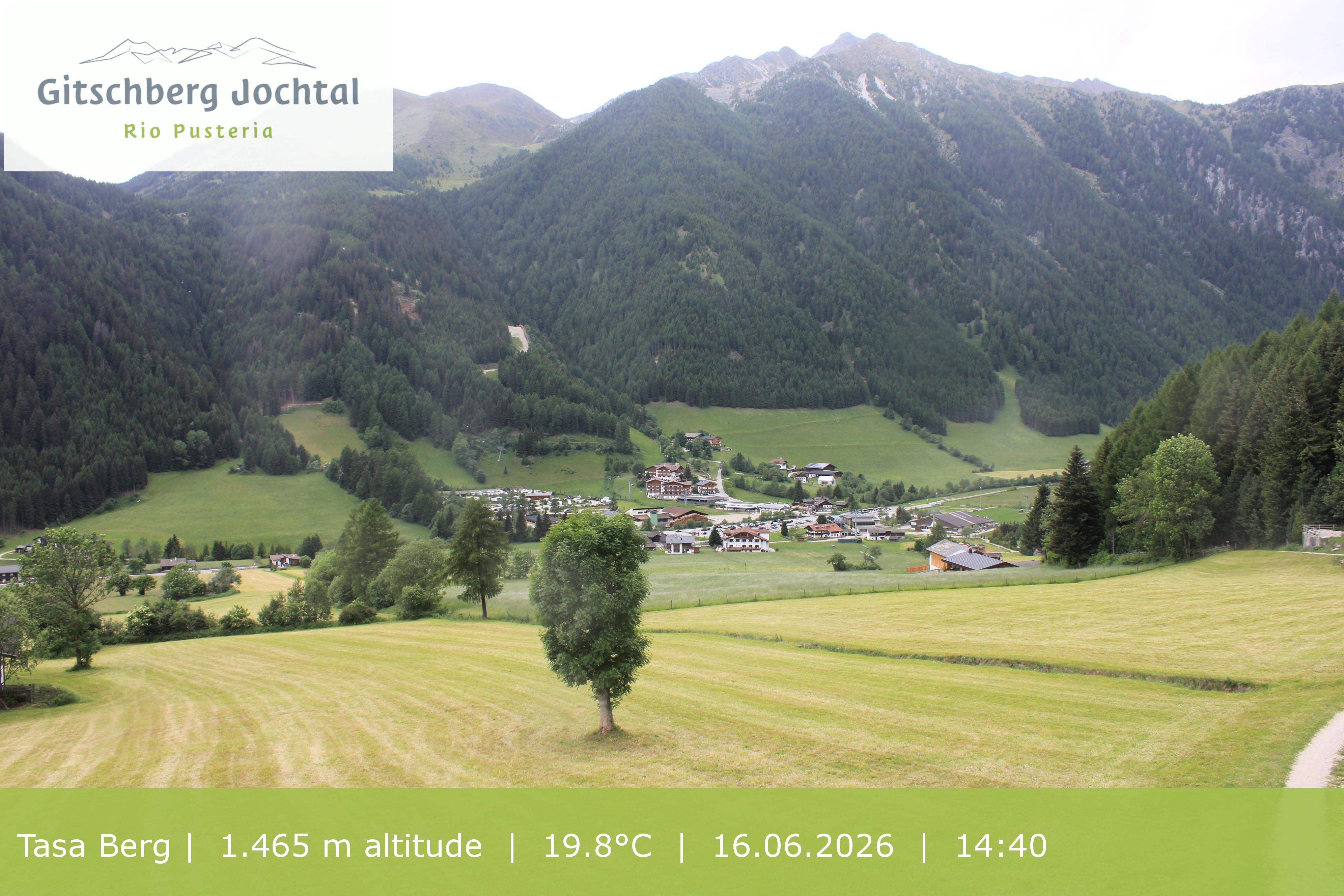 Archiv Foto Webcam: Blick auf den Gitschberg