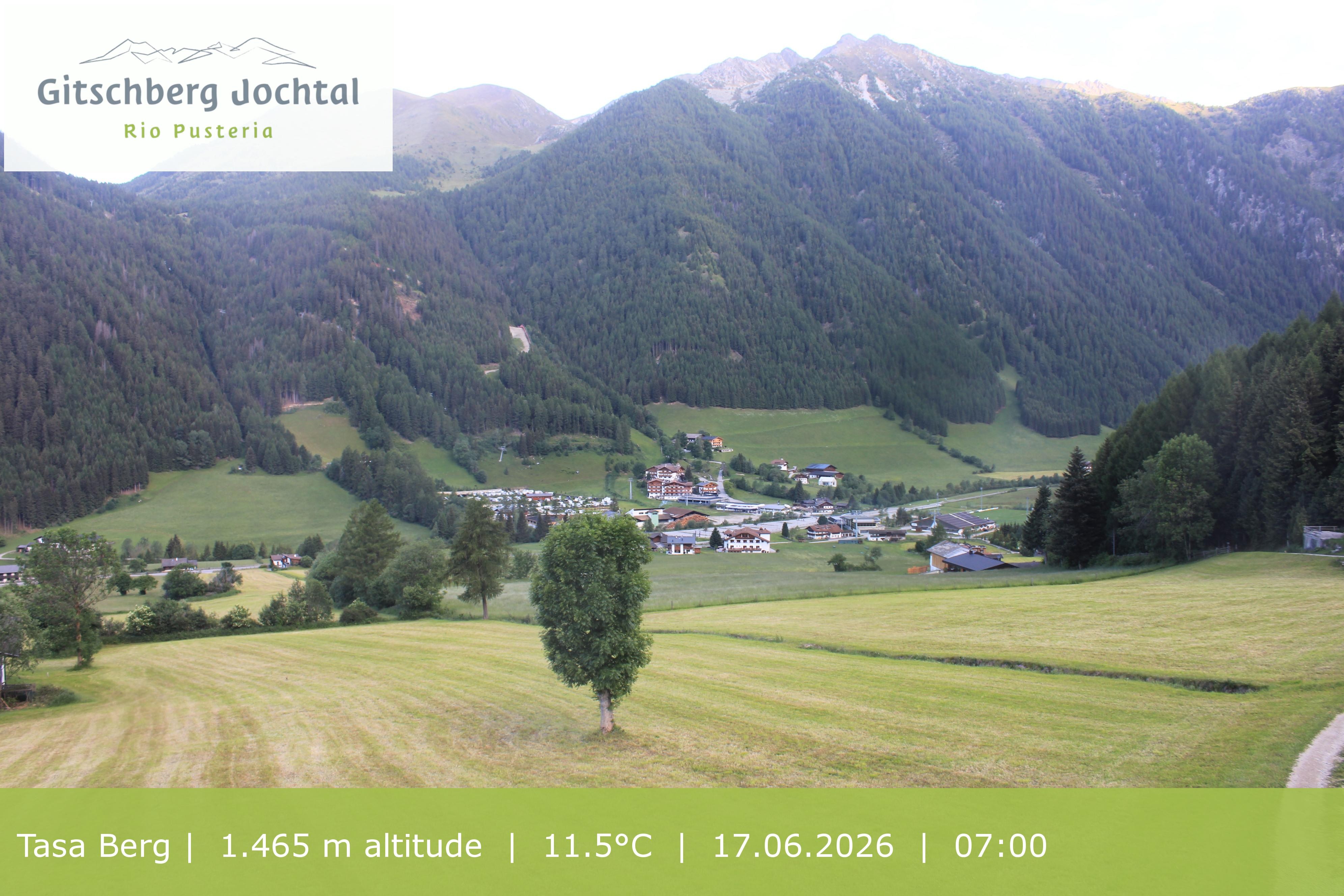 Archiv Foto Webcam: Blick auf den Gitschberg