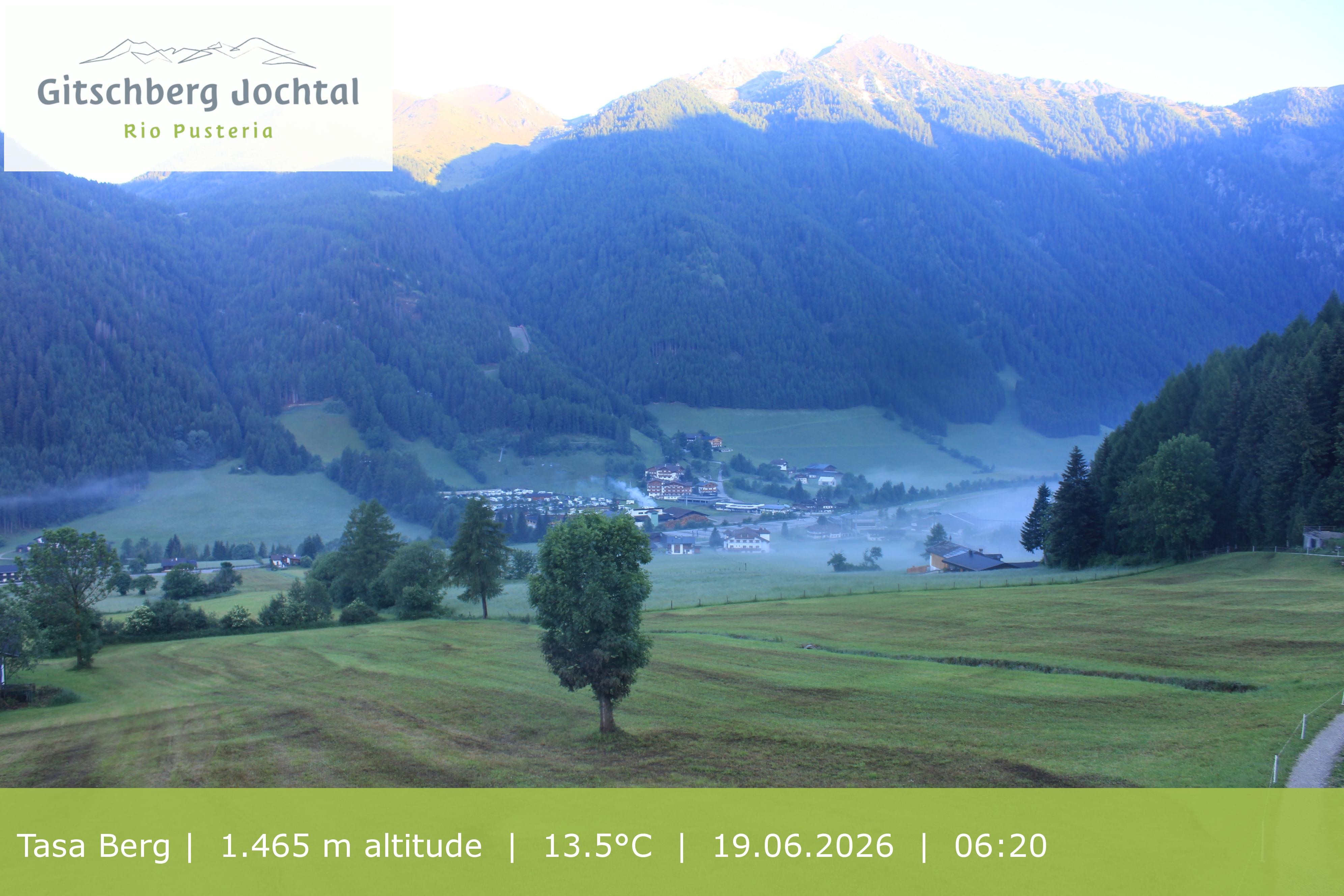 Archiv Foto Webcam: Blick auf den Gitschberg