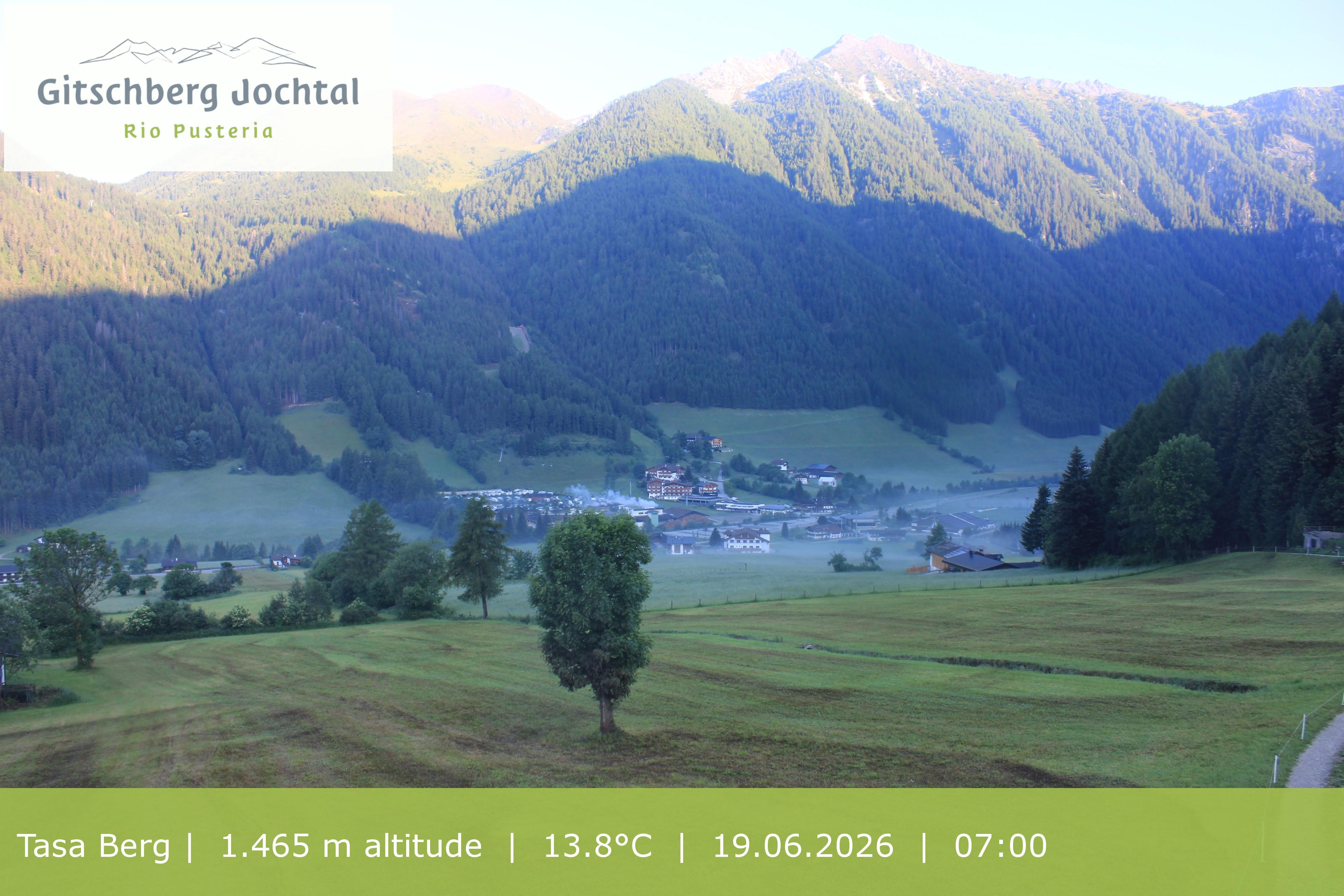 Archiv Foto Webcam: Blick auf den Gitschberg