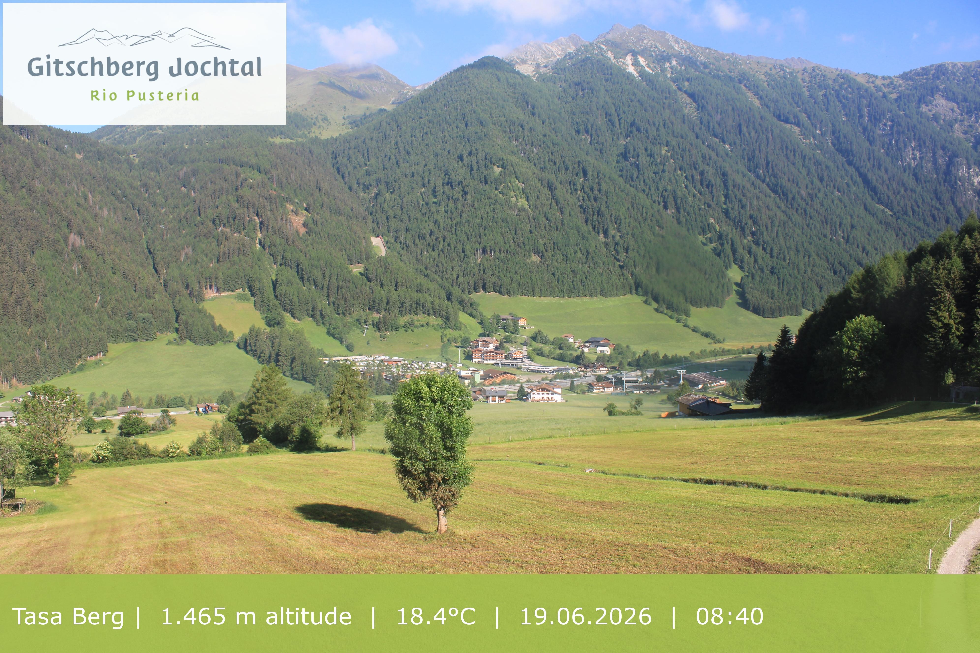 Archiv Foto Webcam: Blick auf den Gitschberg