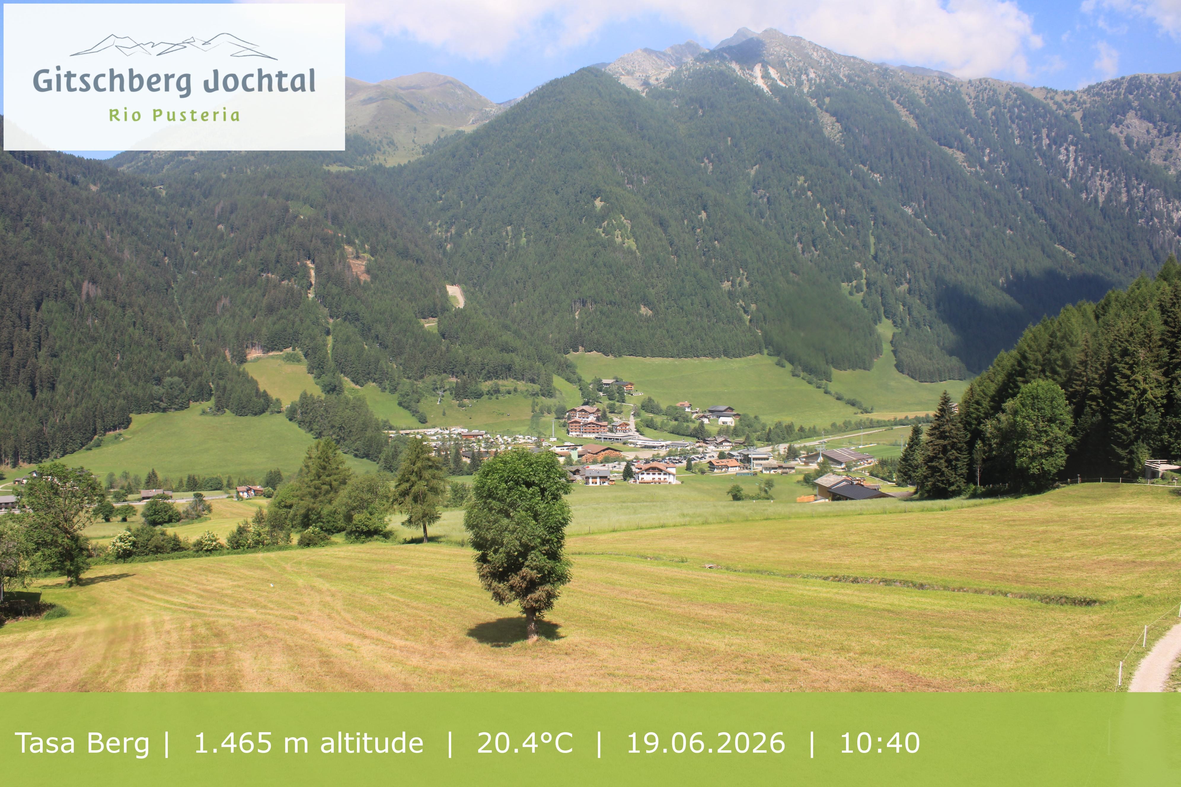 Archiv Foto Webcam: Blick auf den Gitschberg