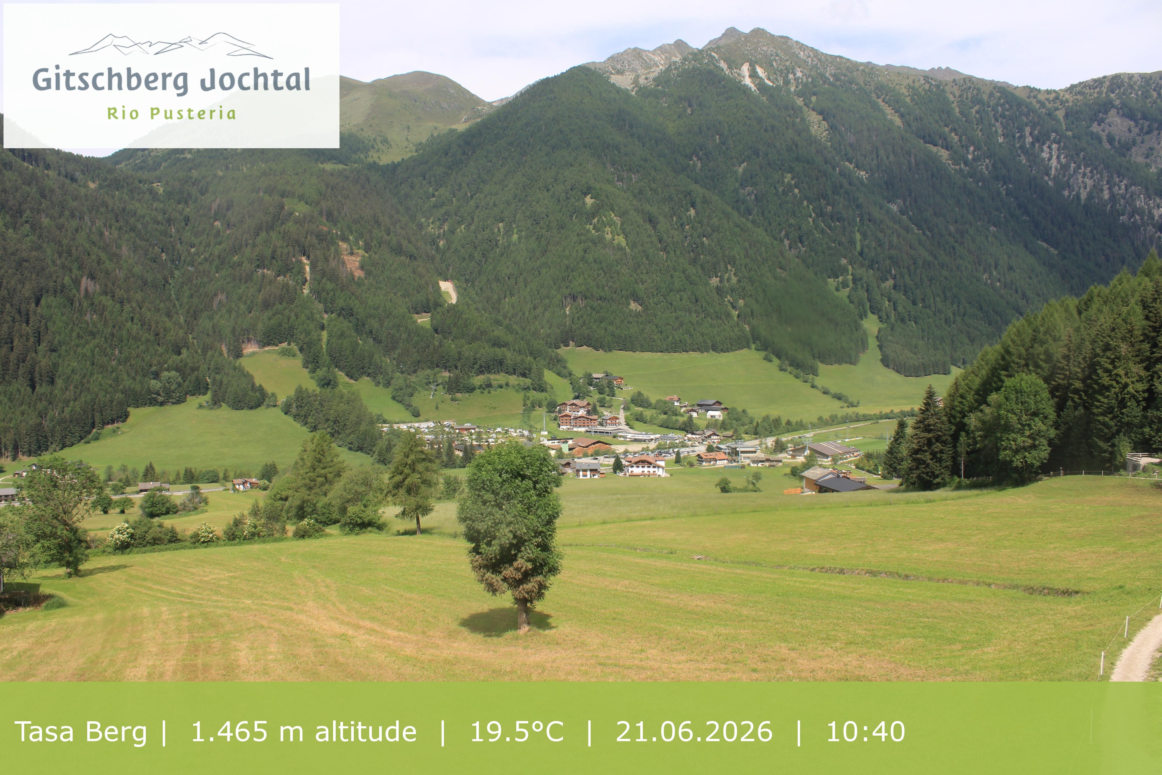 Archiv Foto Webcam: Blick auf den Gitschberg