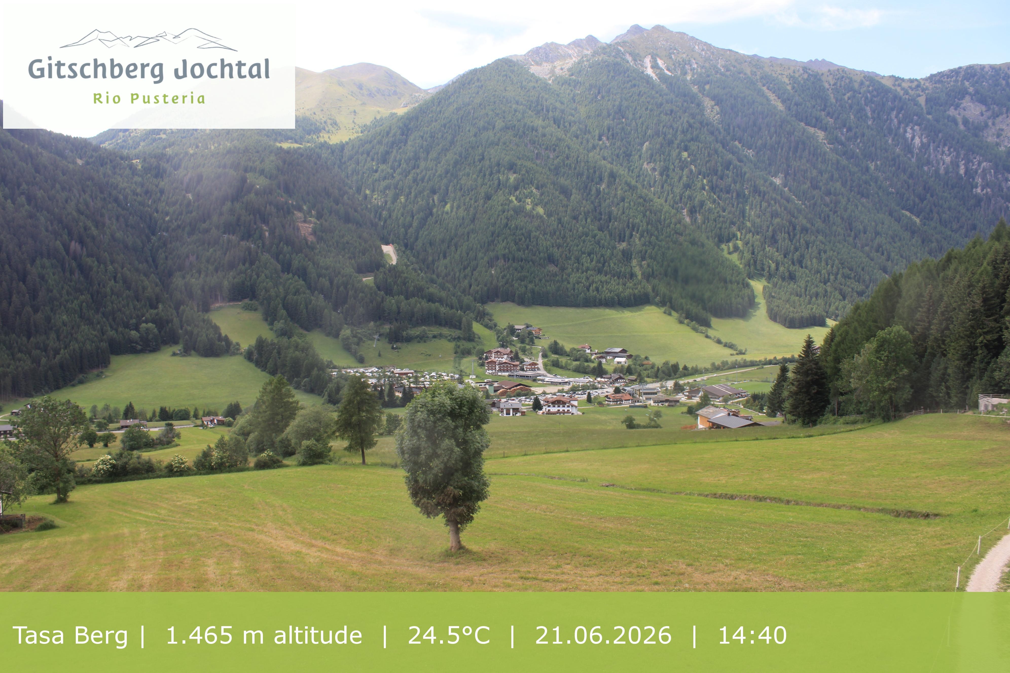 Archiv Foto Webcam: Blick auf den Gitschberg