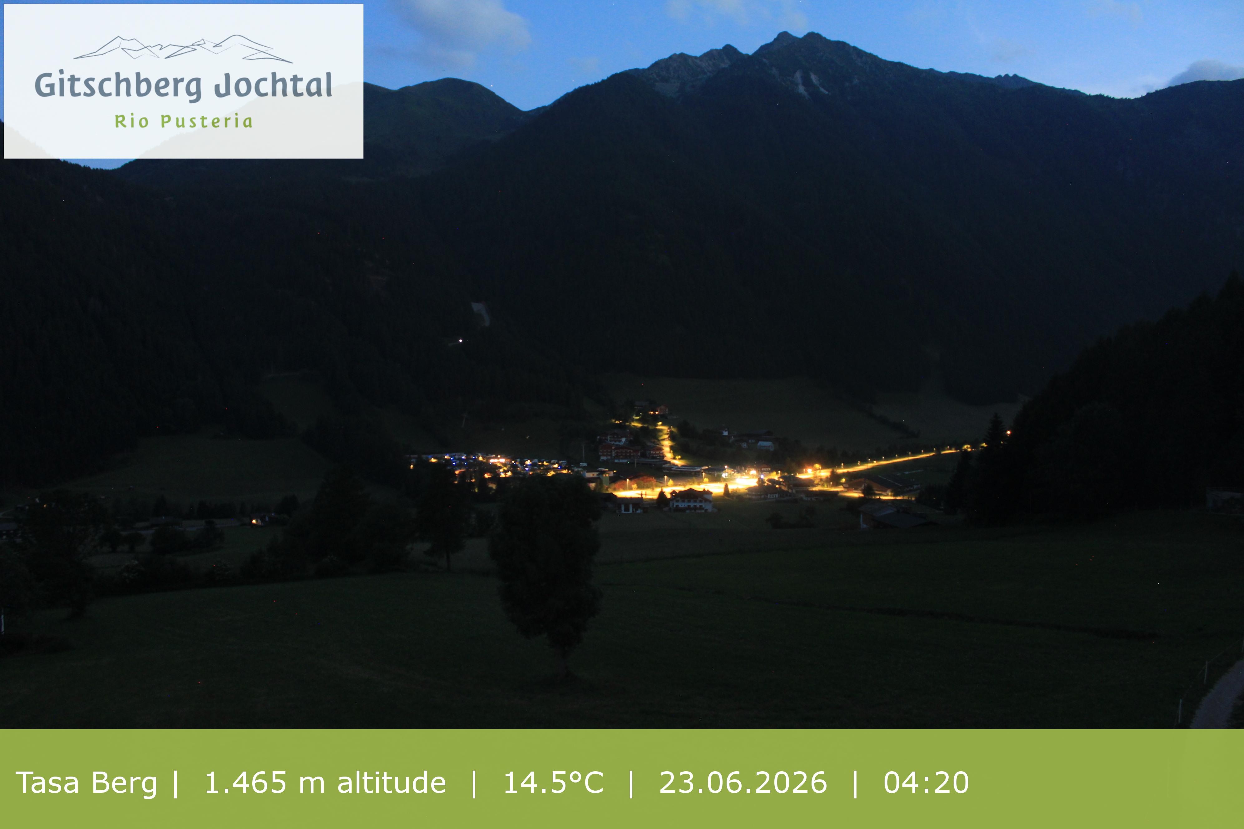 Archived image Webcam: View at Gitschberg Mountain
