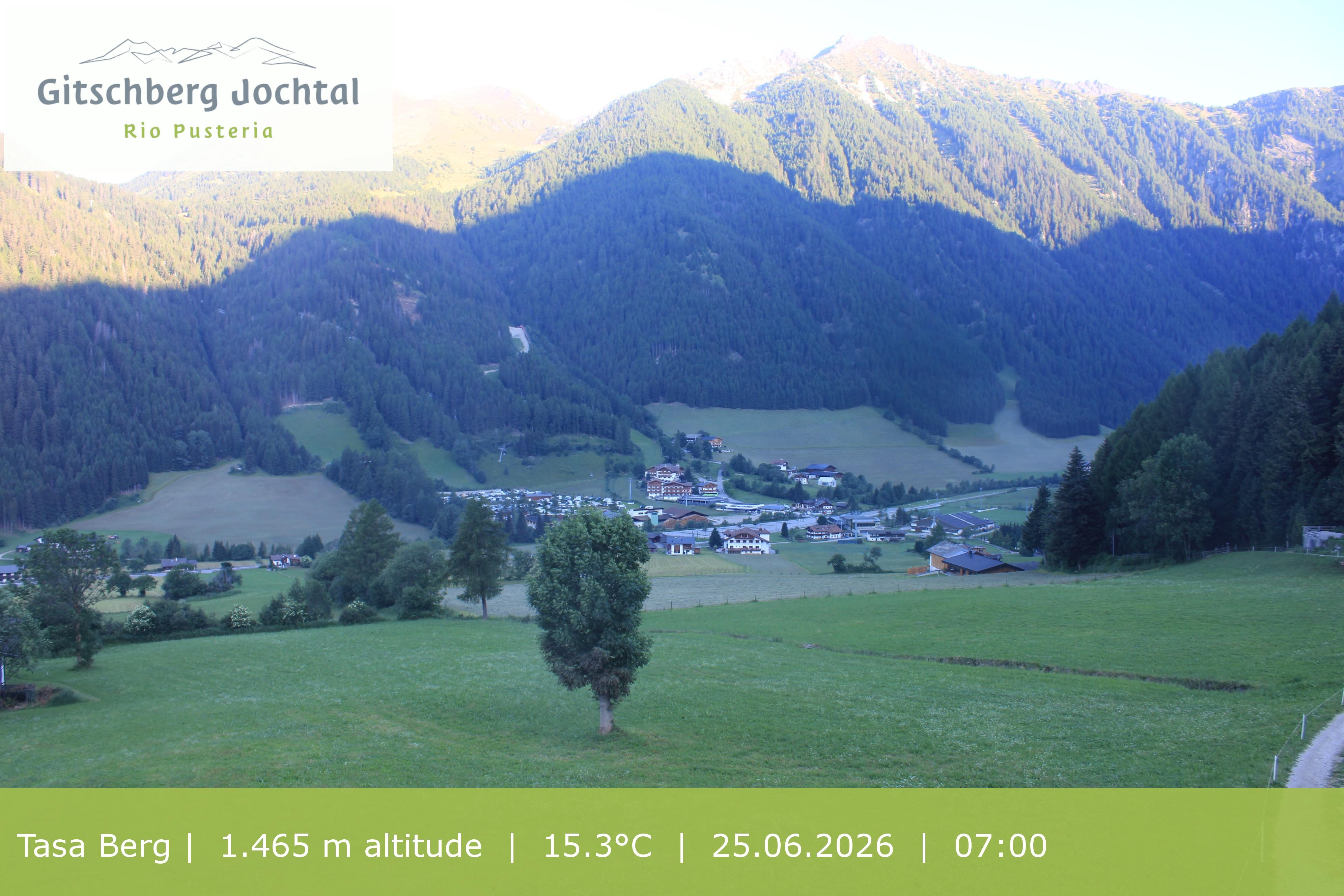 Archiv Foto Webcam: Blick auf den Gitschberg