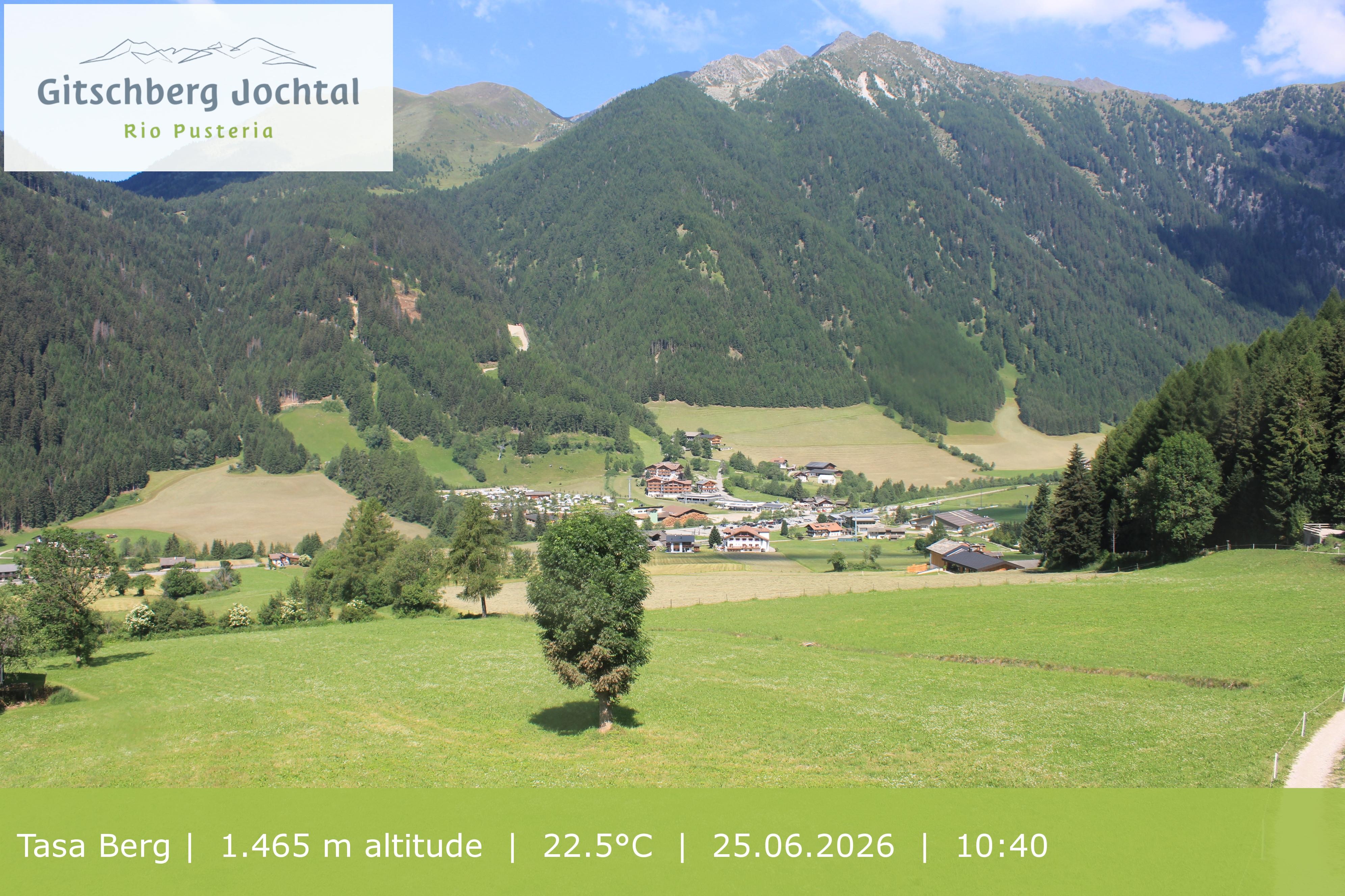 Archiv Foto Webcam: Blick auf den Gitschberg