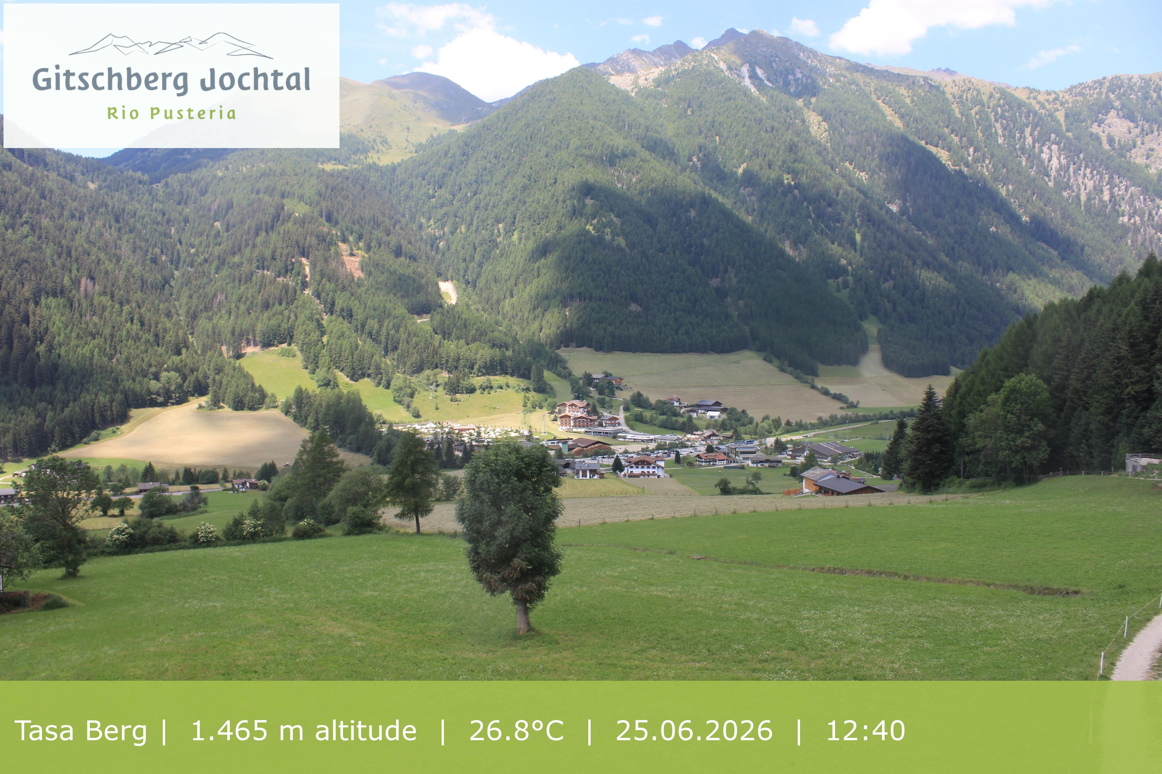 Archiv Foto Webcam: Blick auf den Gitschberg