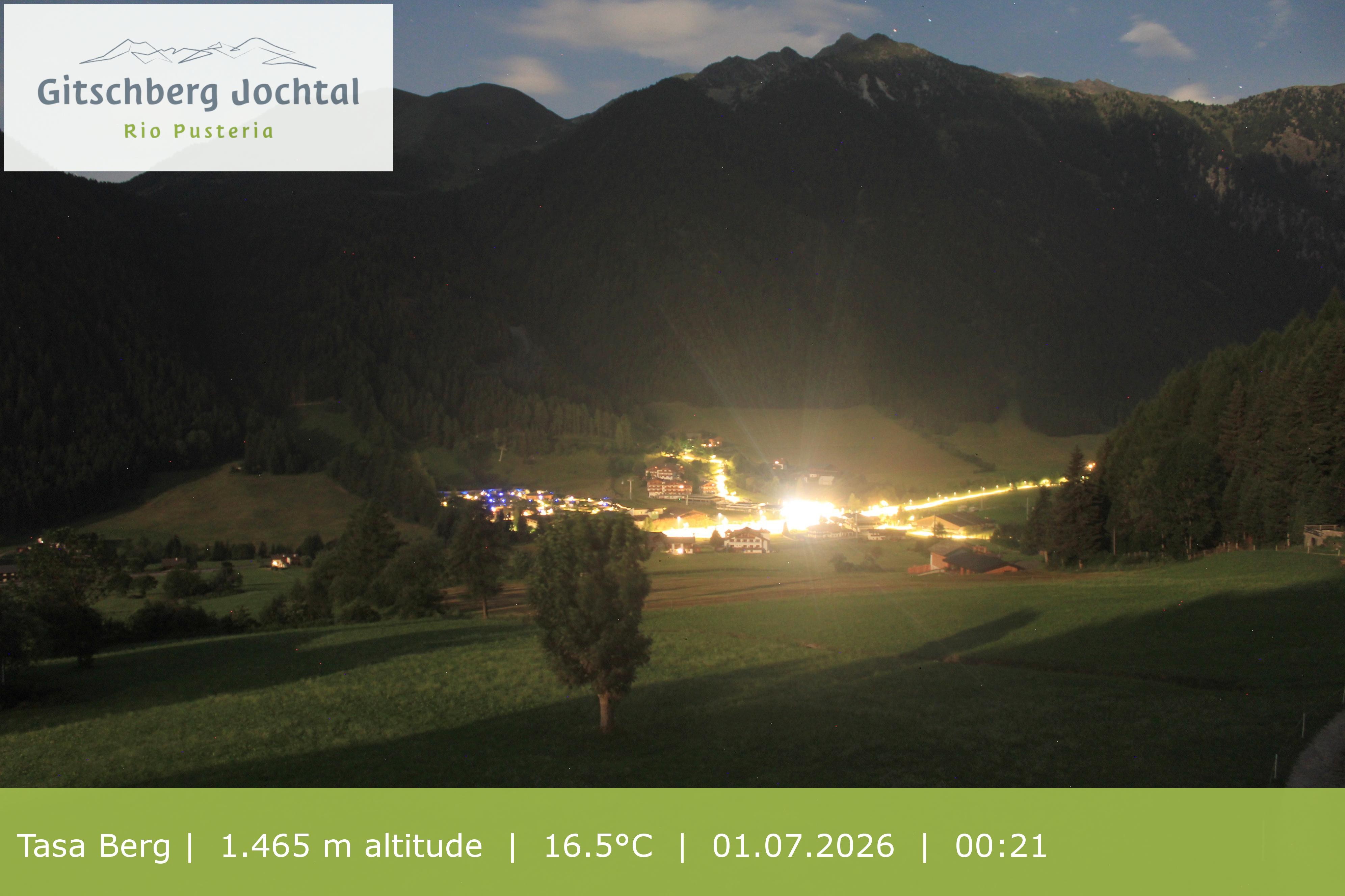 Archived image Webcam: View at Gitschberg Mountain