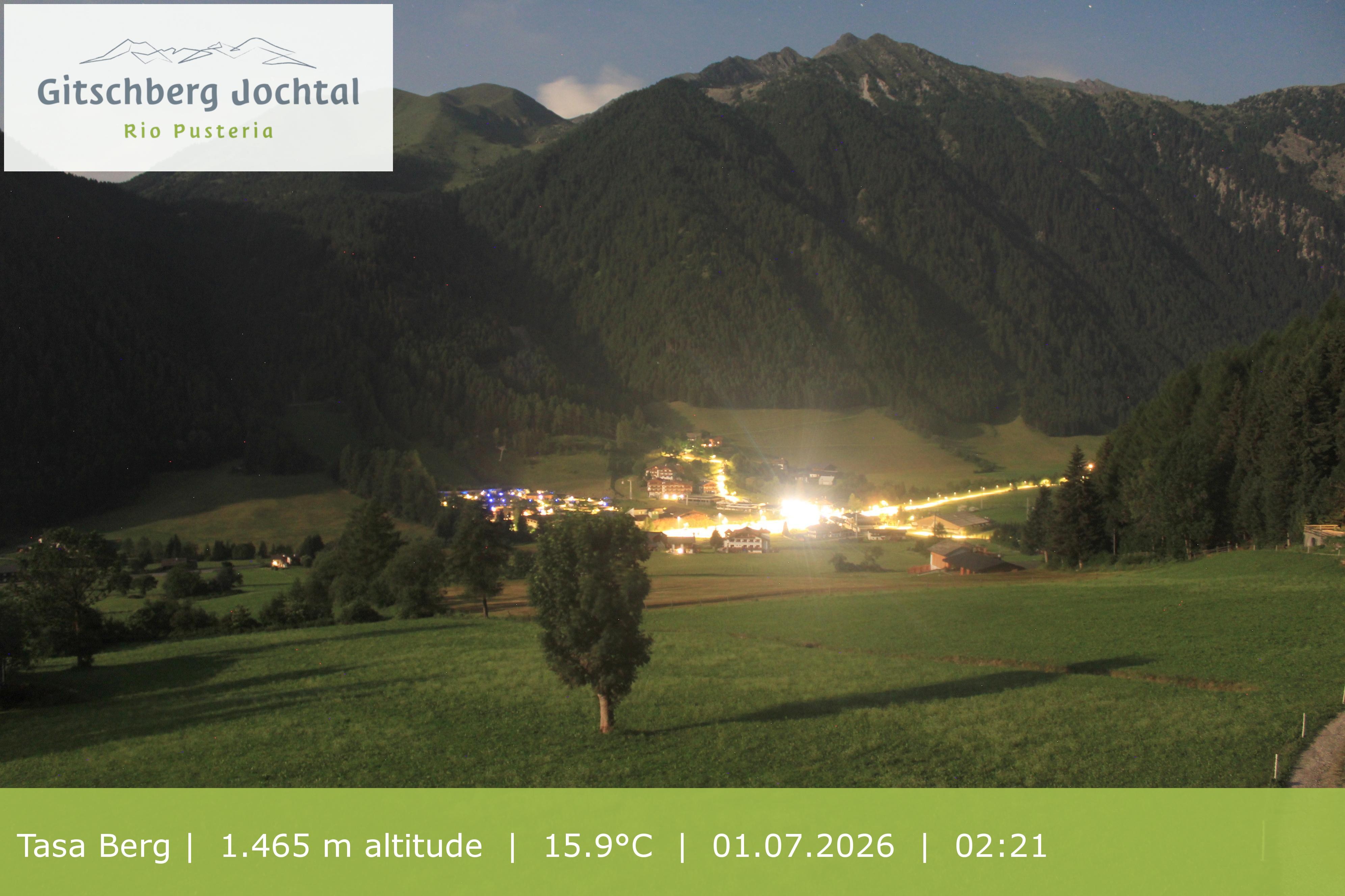 Archived image Webcam: View at Gitschberg Mountain