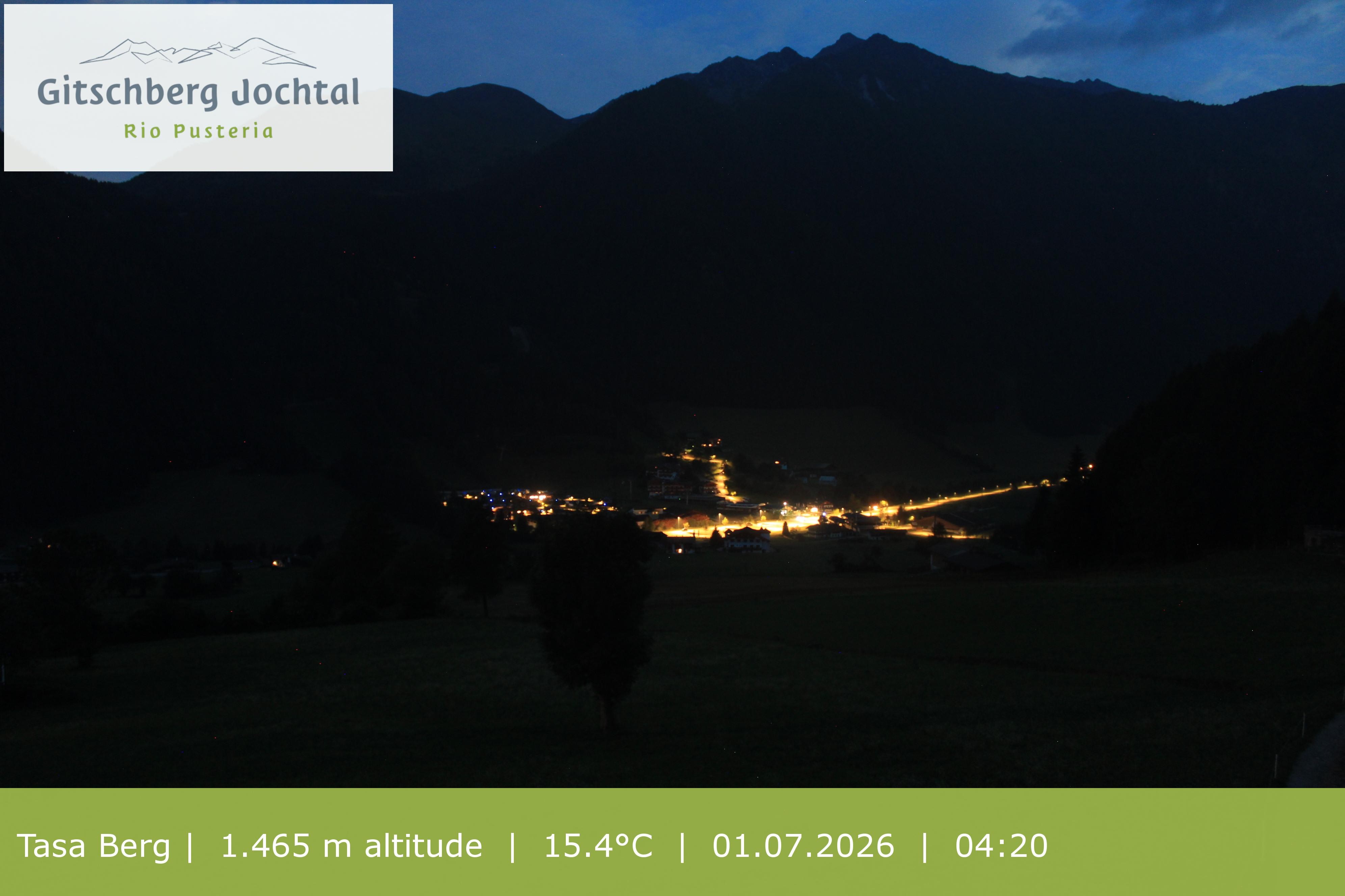Archived image Webcam: View at Gitschberg Mountain