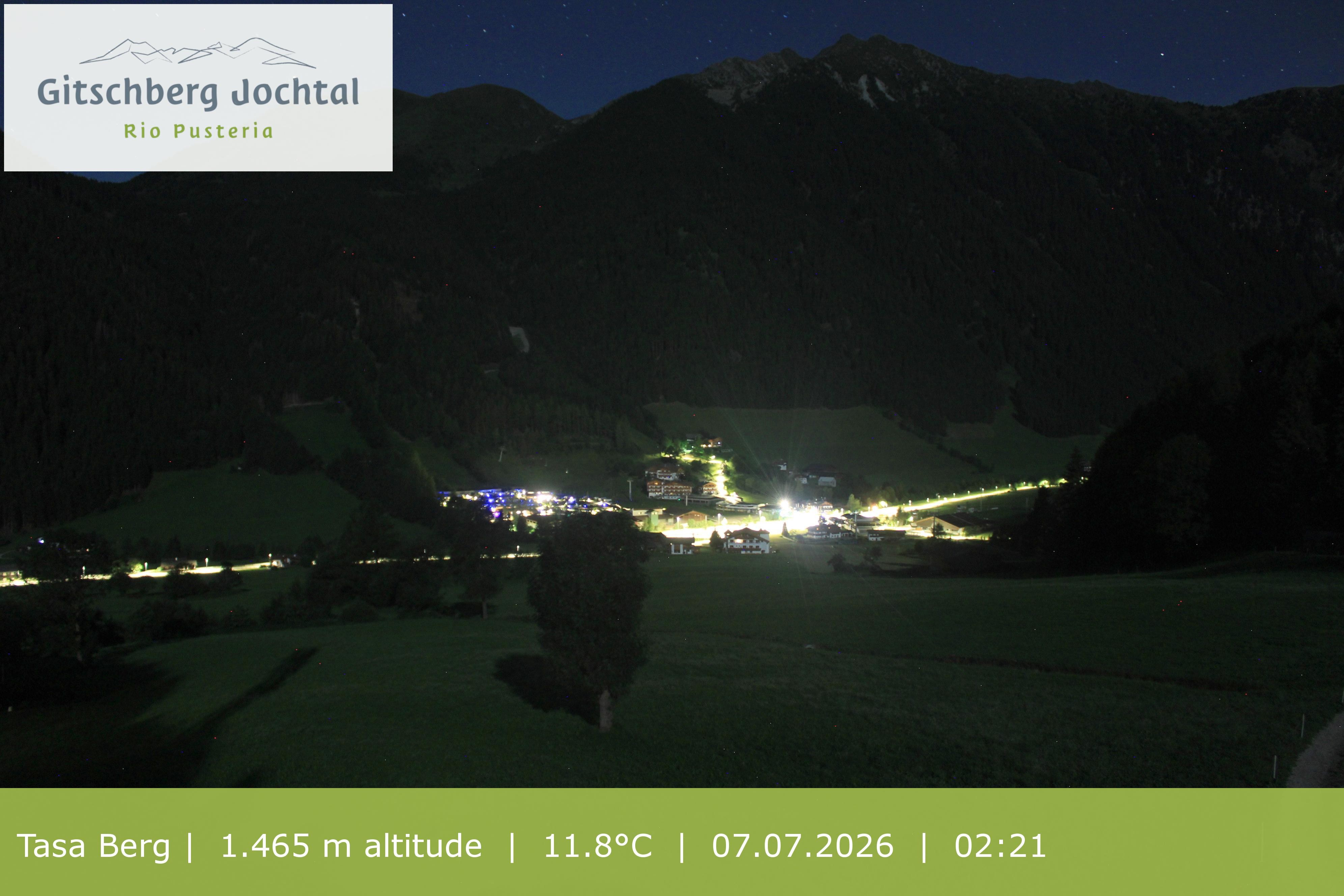 Archived image Webcam: View at Gitschberg Mountain