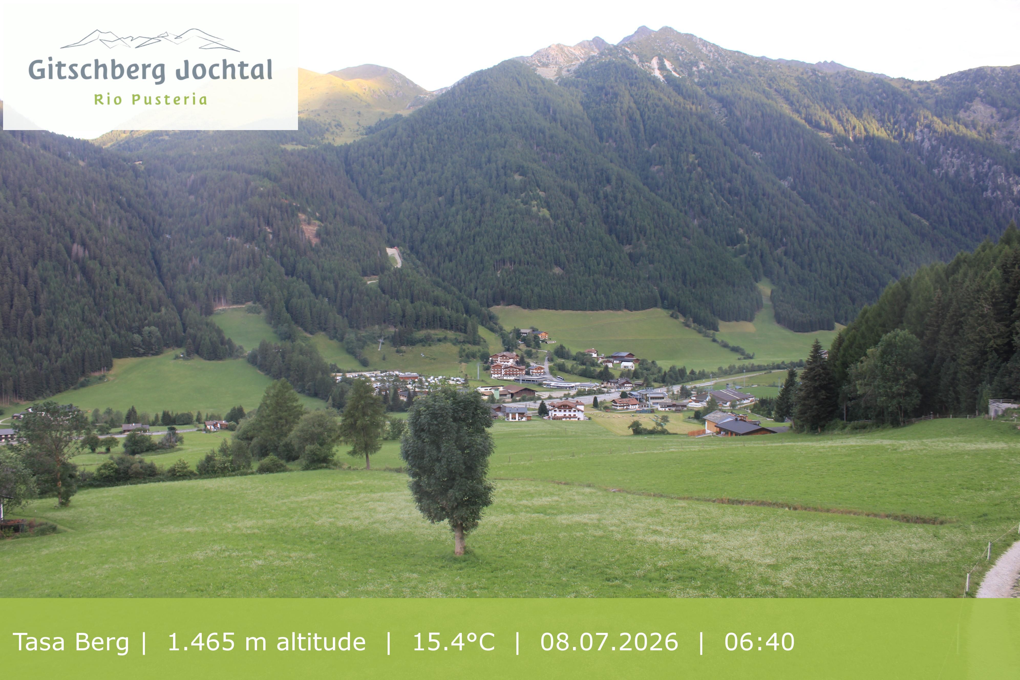 Archiv Foto Webcam: Blick auf den Gitschberg