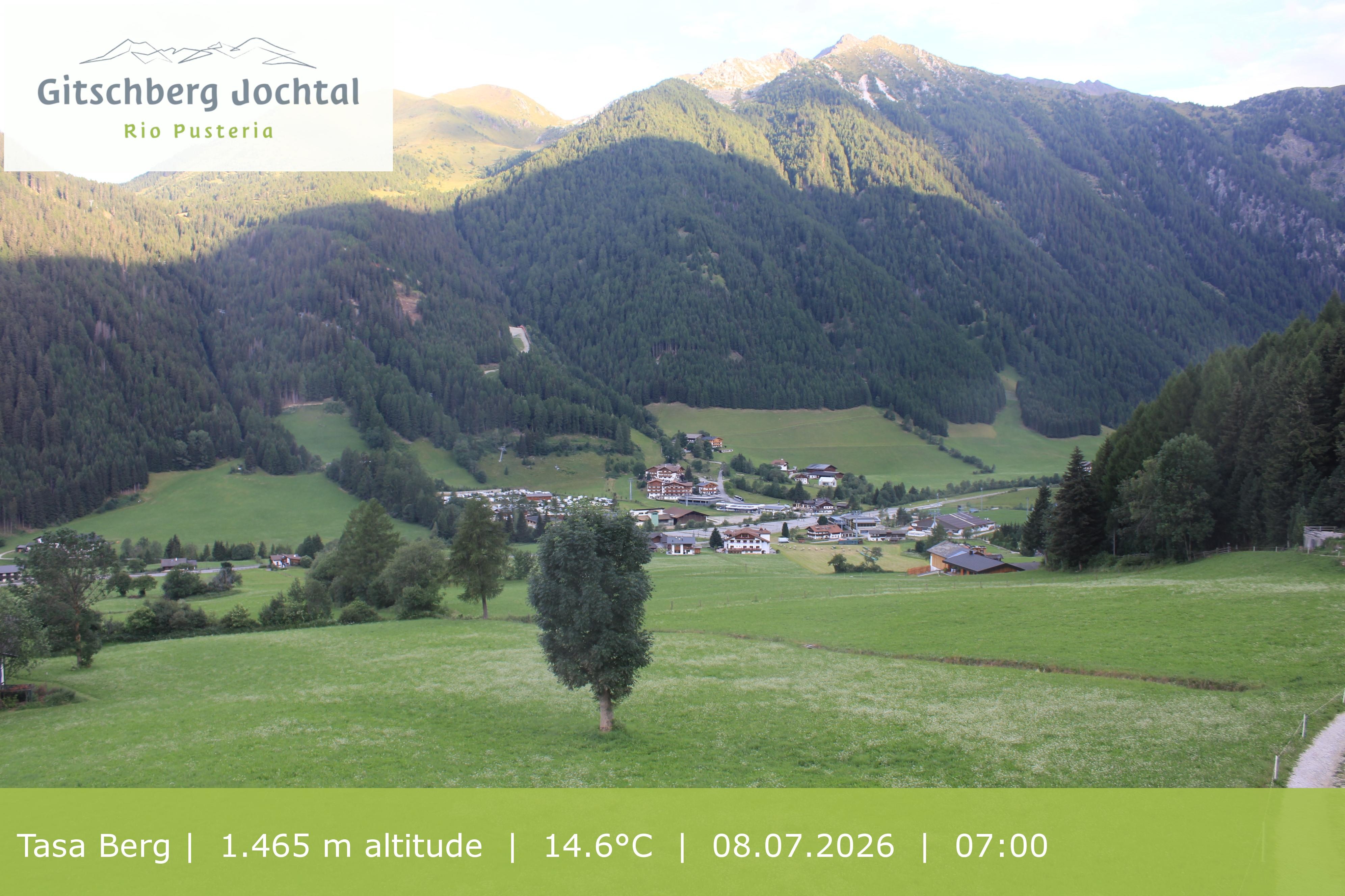 Archiv Foto Webcam: Blick auf den Gitschberg
