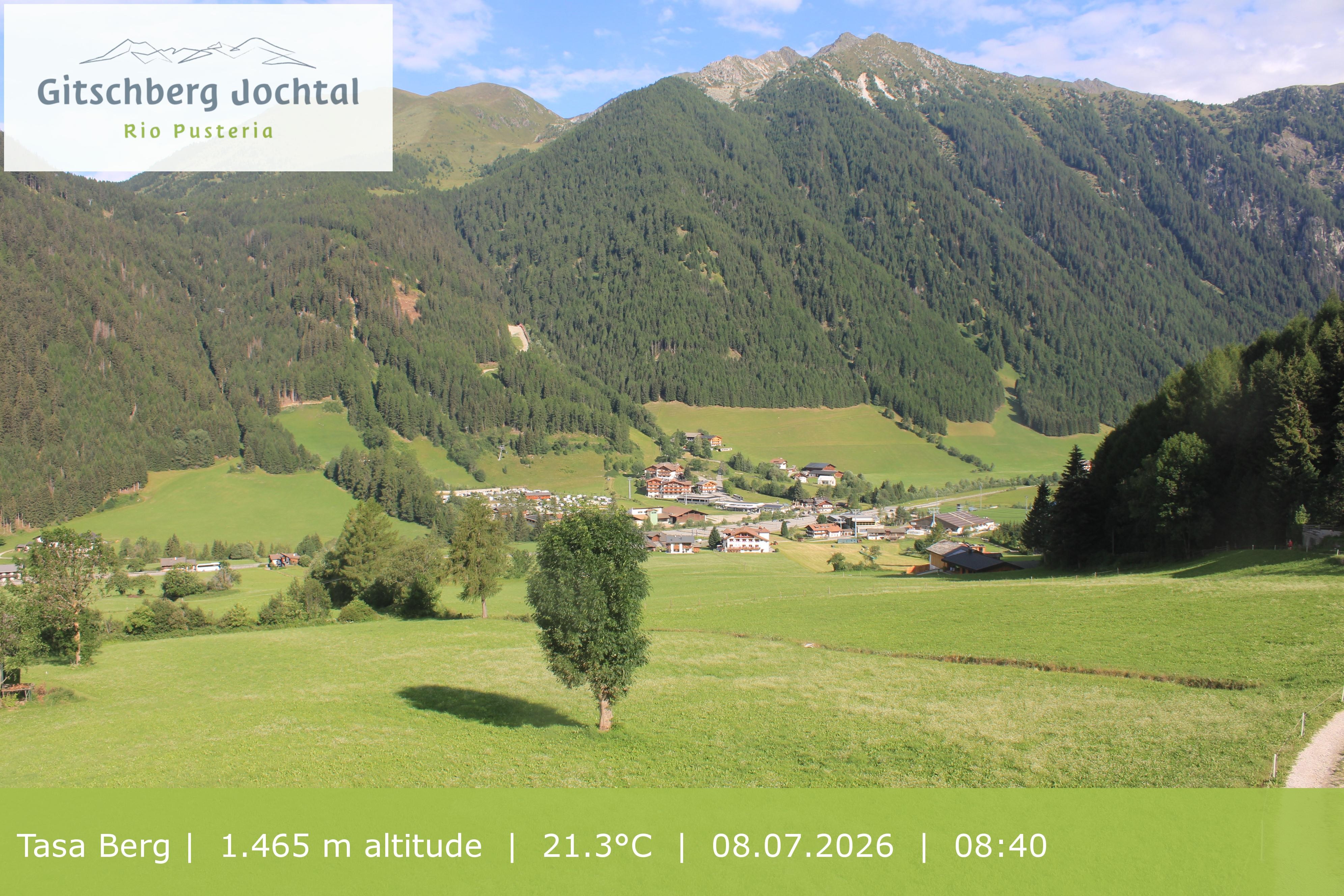 Archiv Foto Webcam: Blick auf den Gitschberg