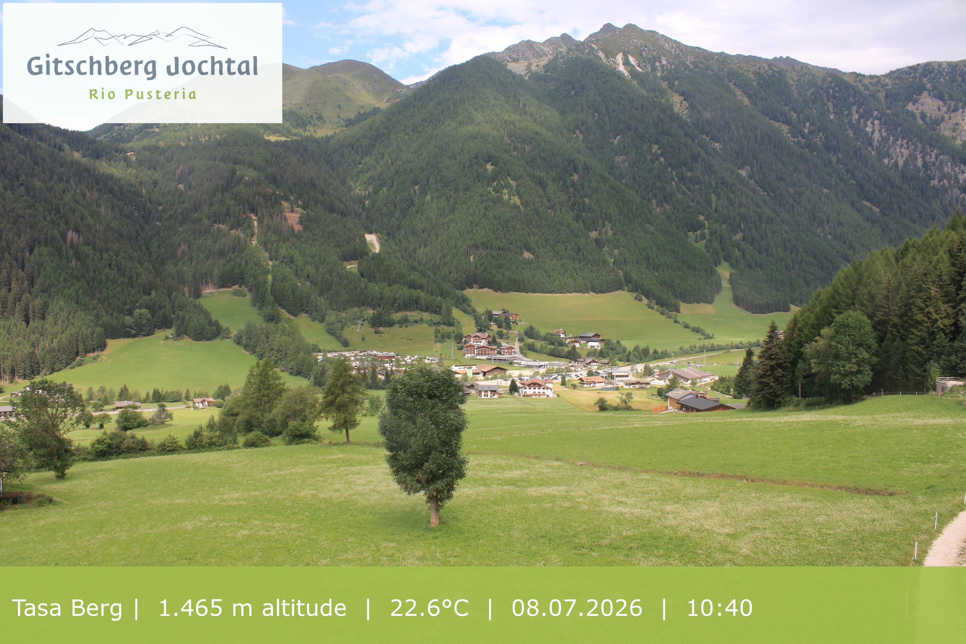 Archiv Foto Webcam: Blick auf den Gitschberg