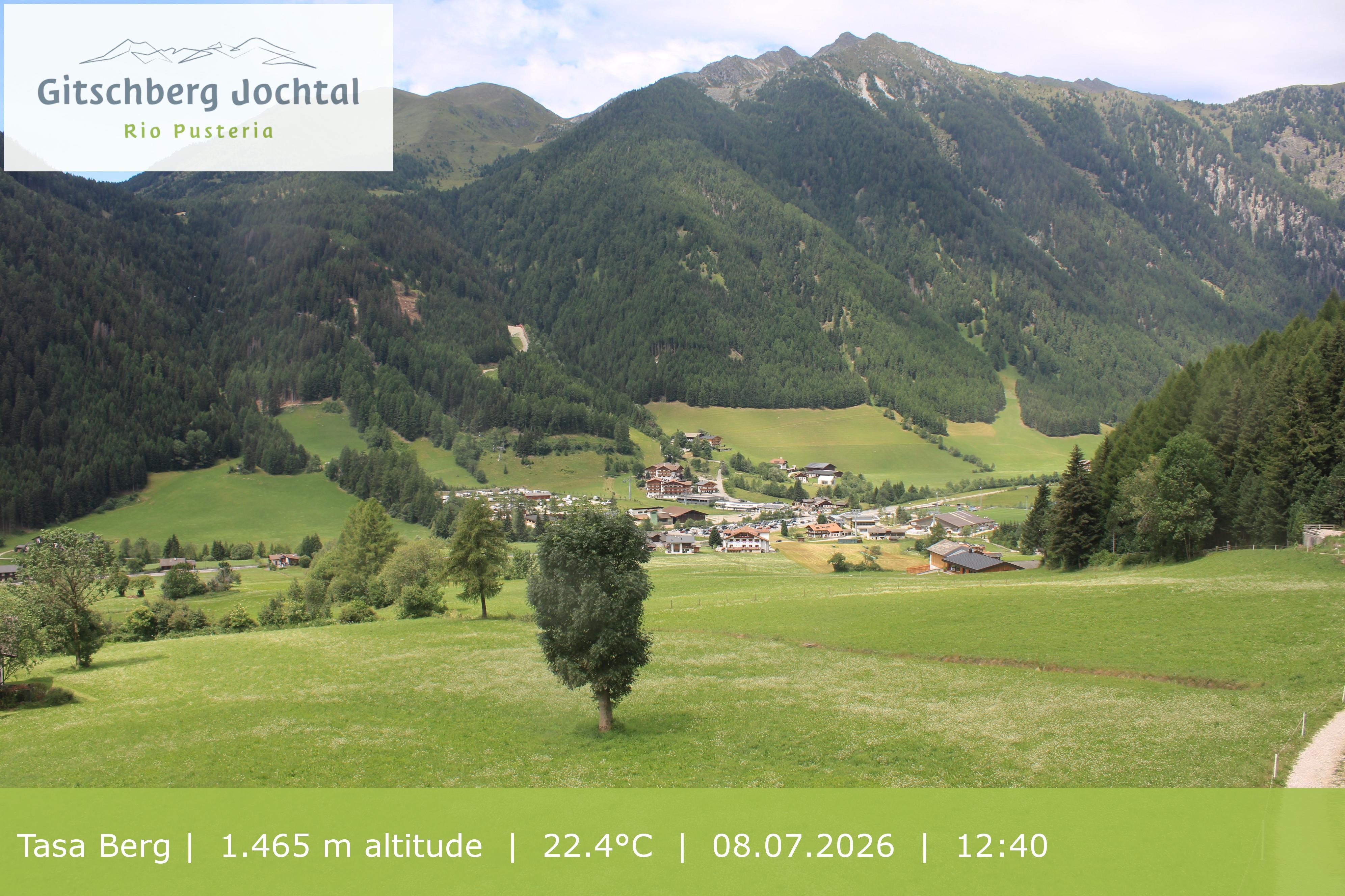 Archiv Foto Webcam: Blick auf den Gitschberg