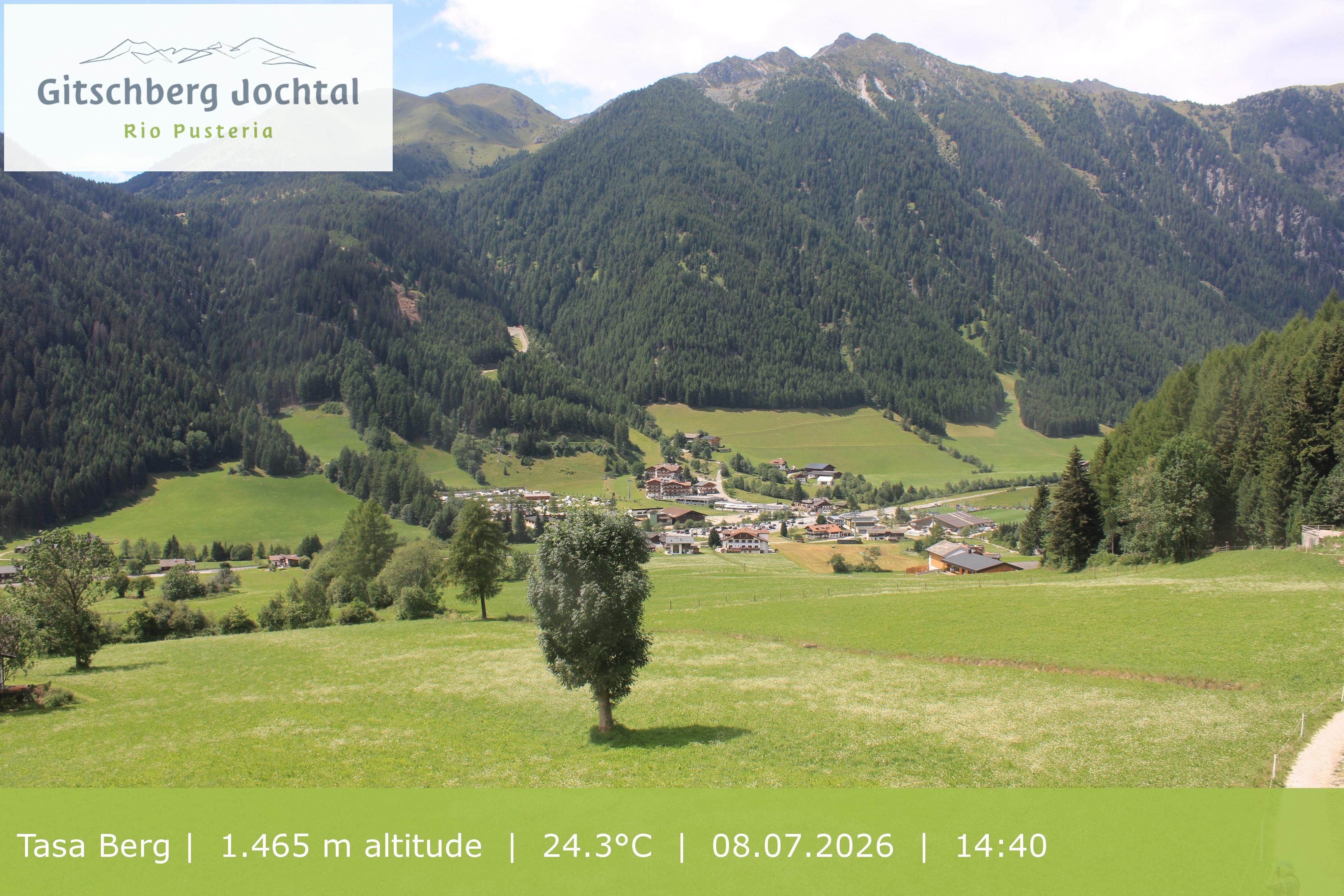 Archiv Foto Webcam: Blick auf den Gitschberg