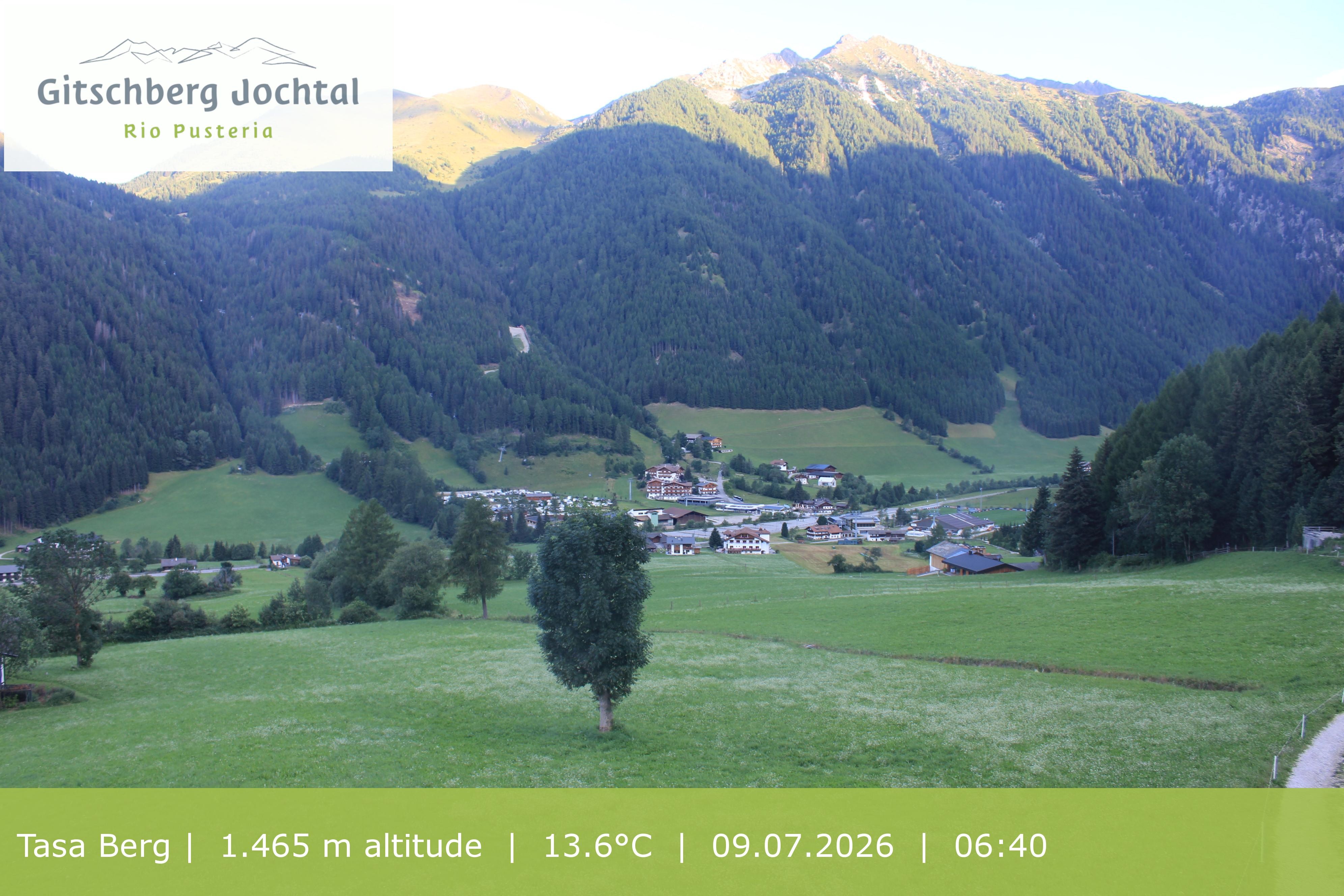 Archiv Foto Webcam: Blick auf den Gitschberg