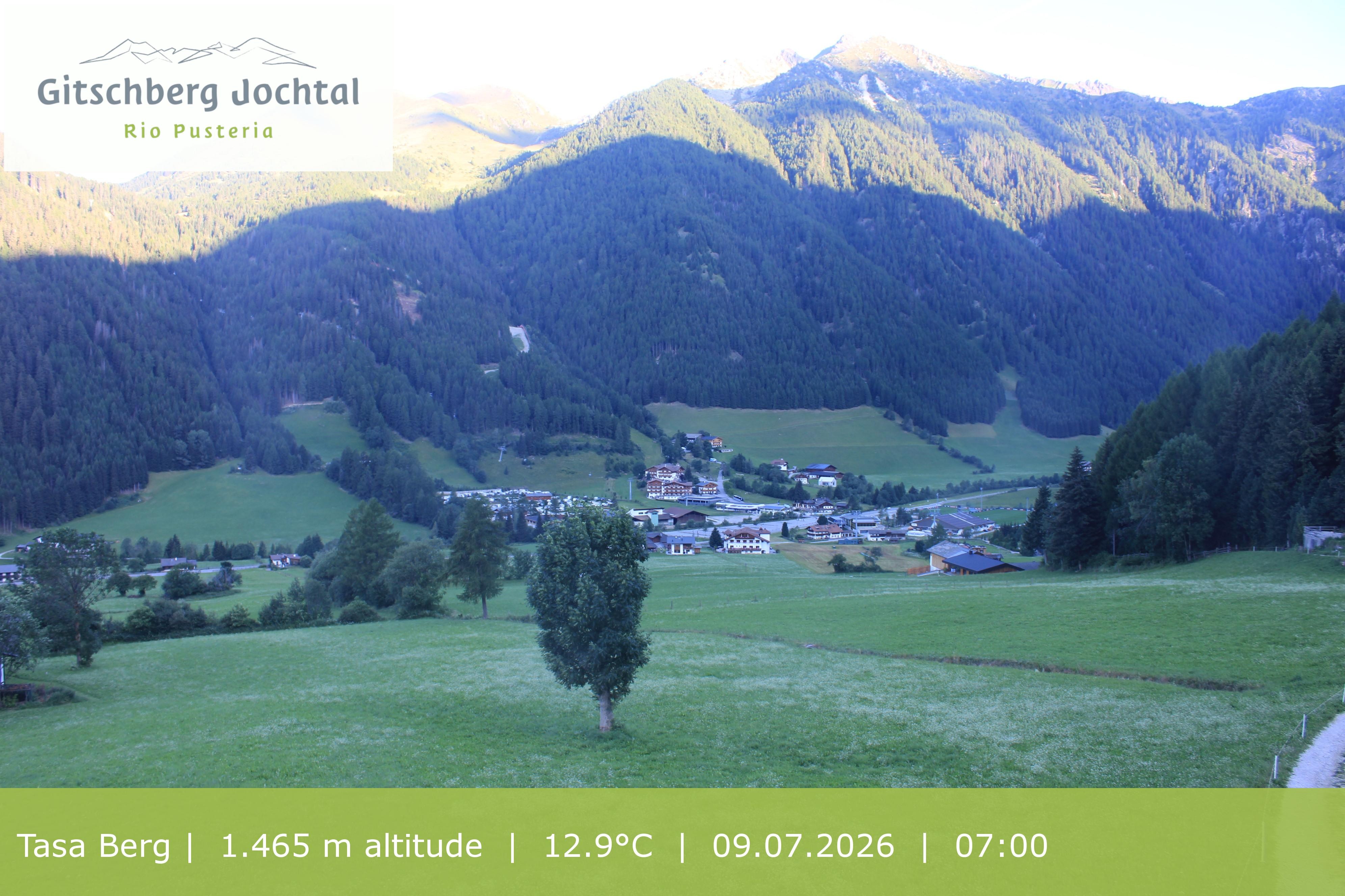 Archiv Foto Webcam: Blick auf den Gitschberg