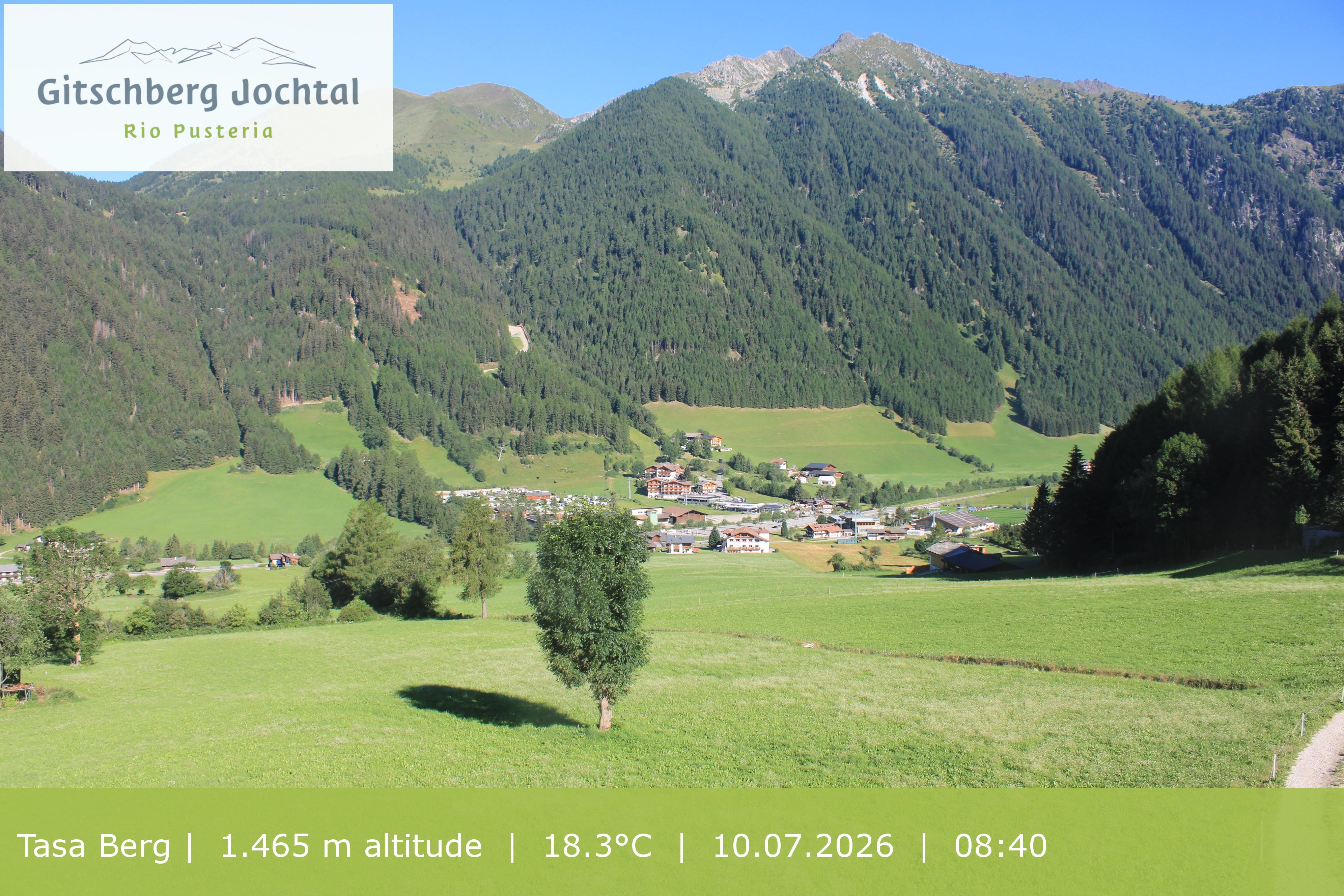 Archiv Foto Webcam: Blick auf den Gitschberg