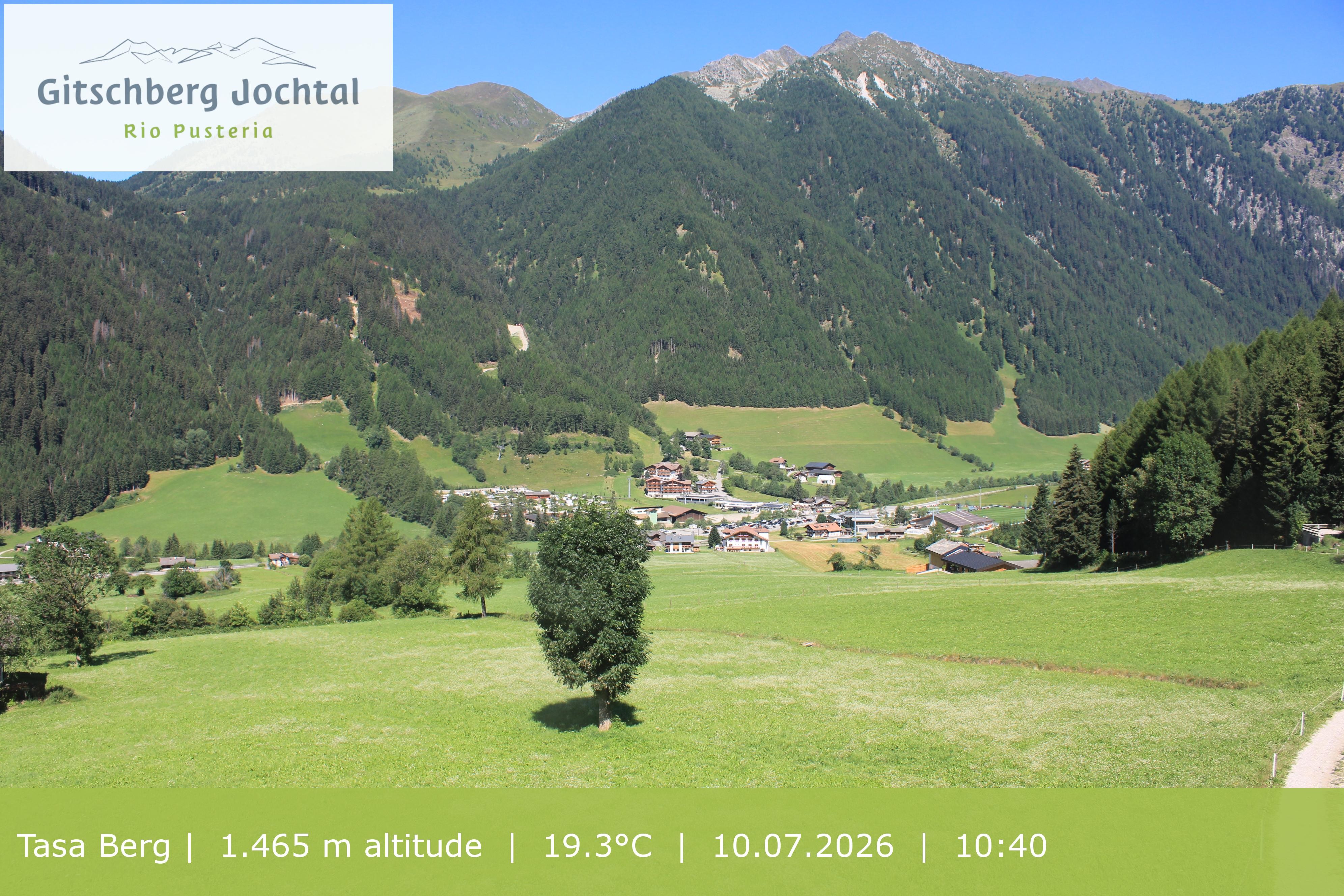 Archiv Foto Webcam: Blick auf den Gitschberg