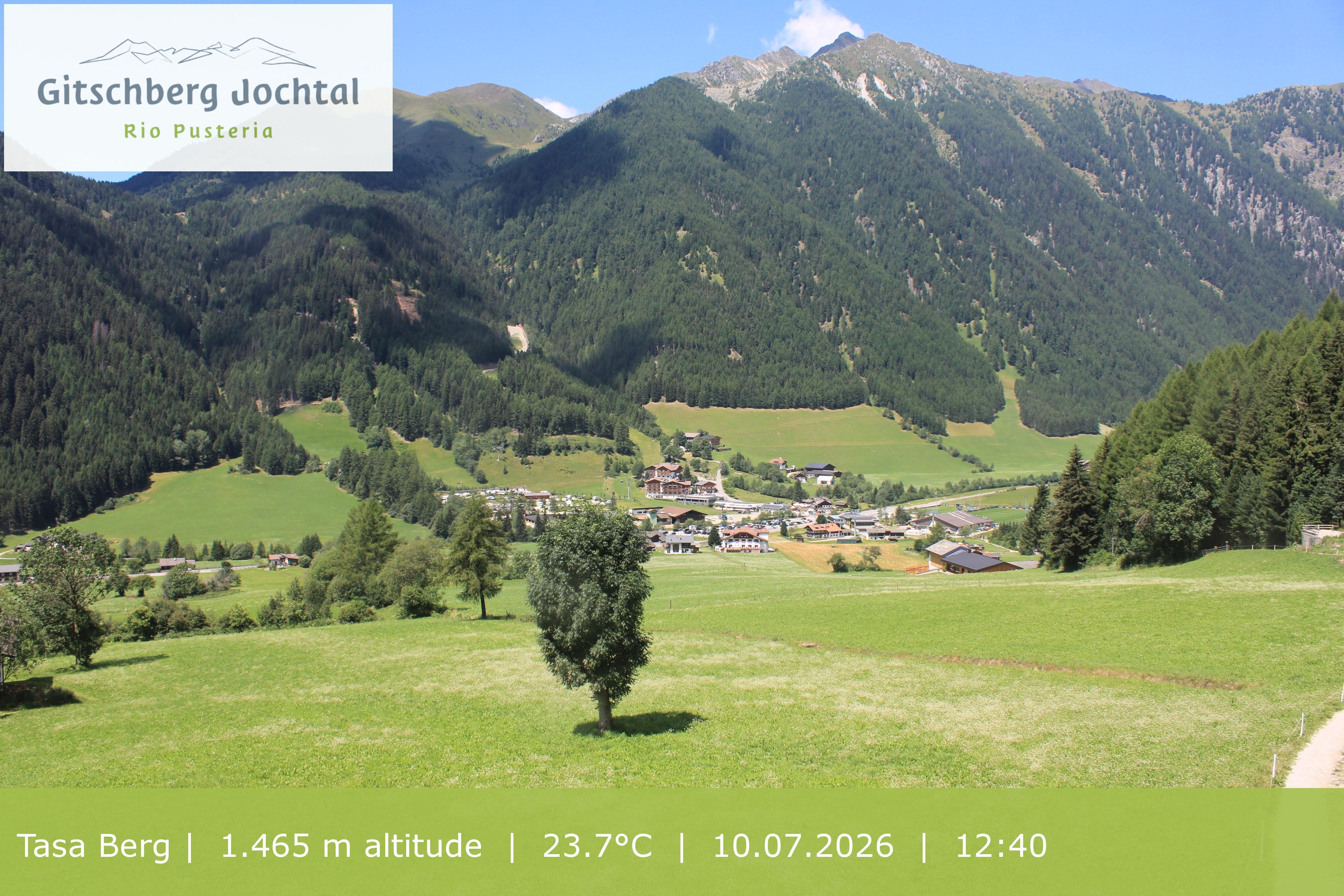 Archiv Foto Webcam: Blick auf den Gitschberg