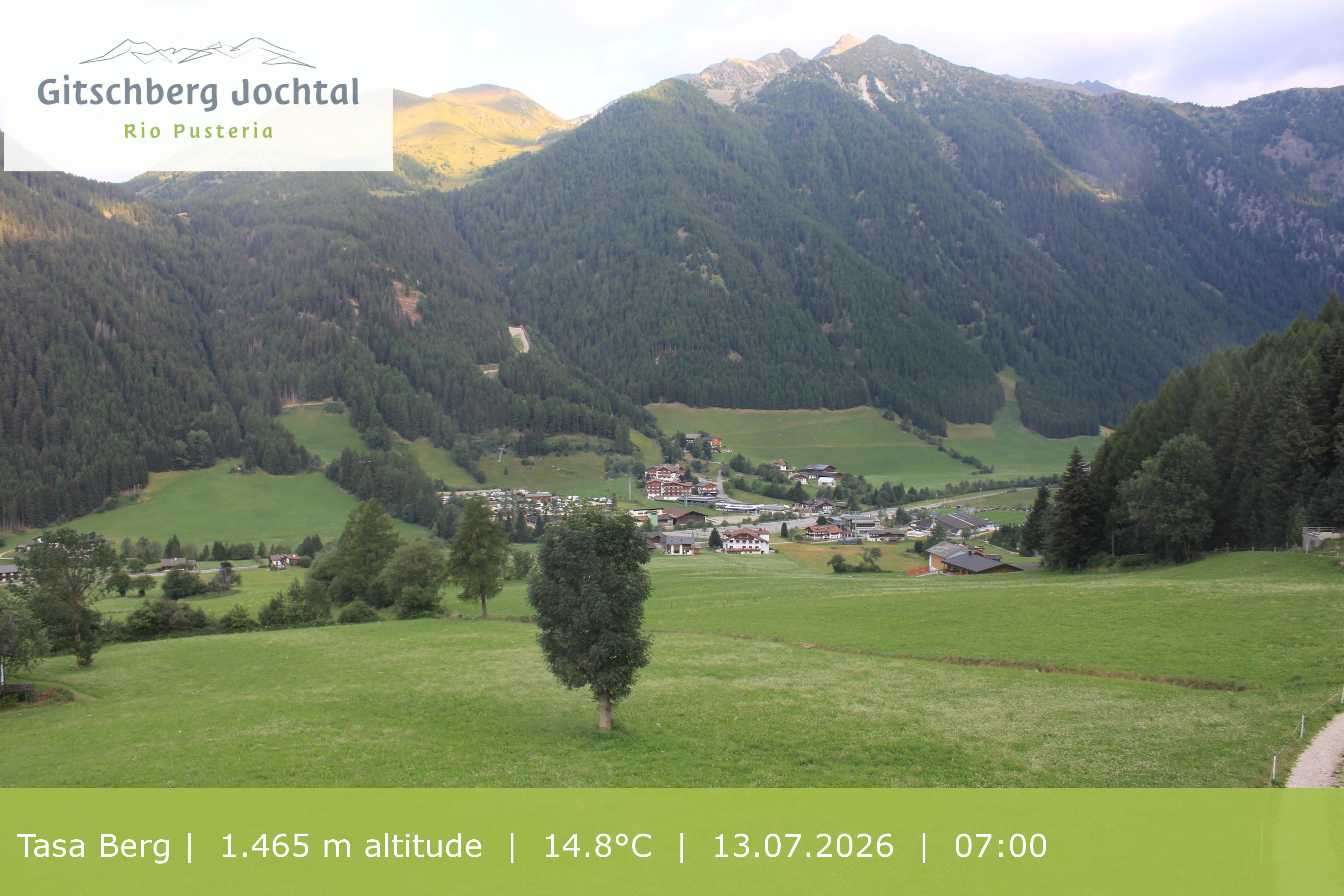 Archiv Foto Webcam: Blick auf den Gitschberg