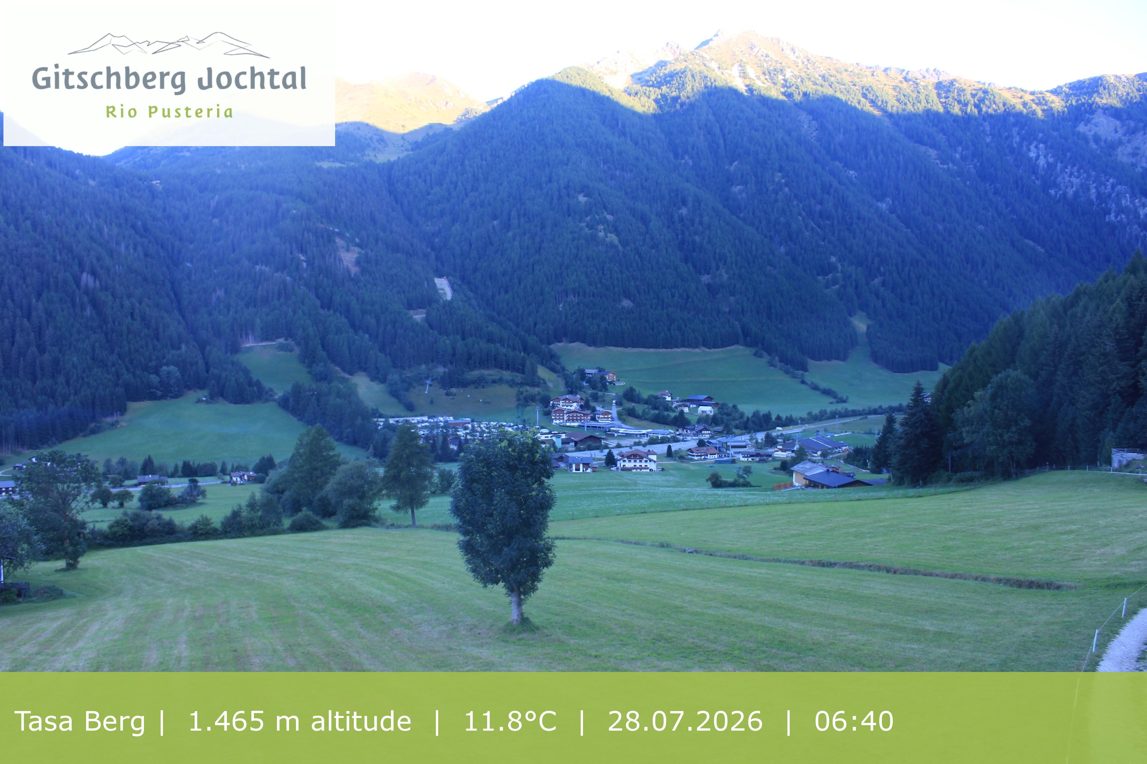 Archiv Foto Webcam: Blick auf den Gitschberg
