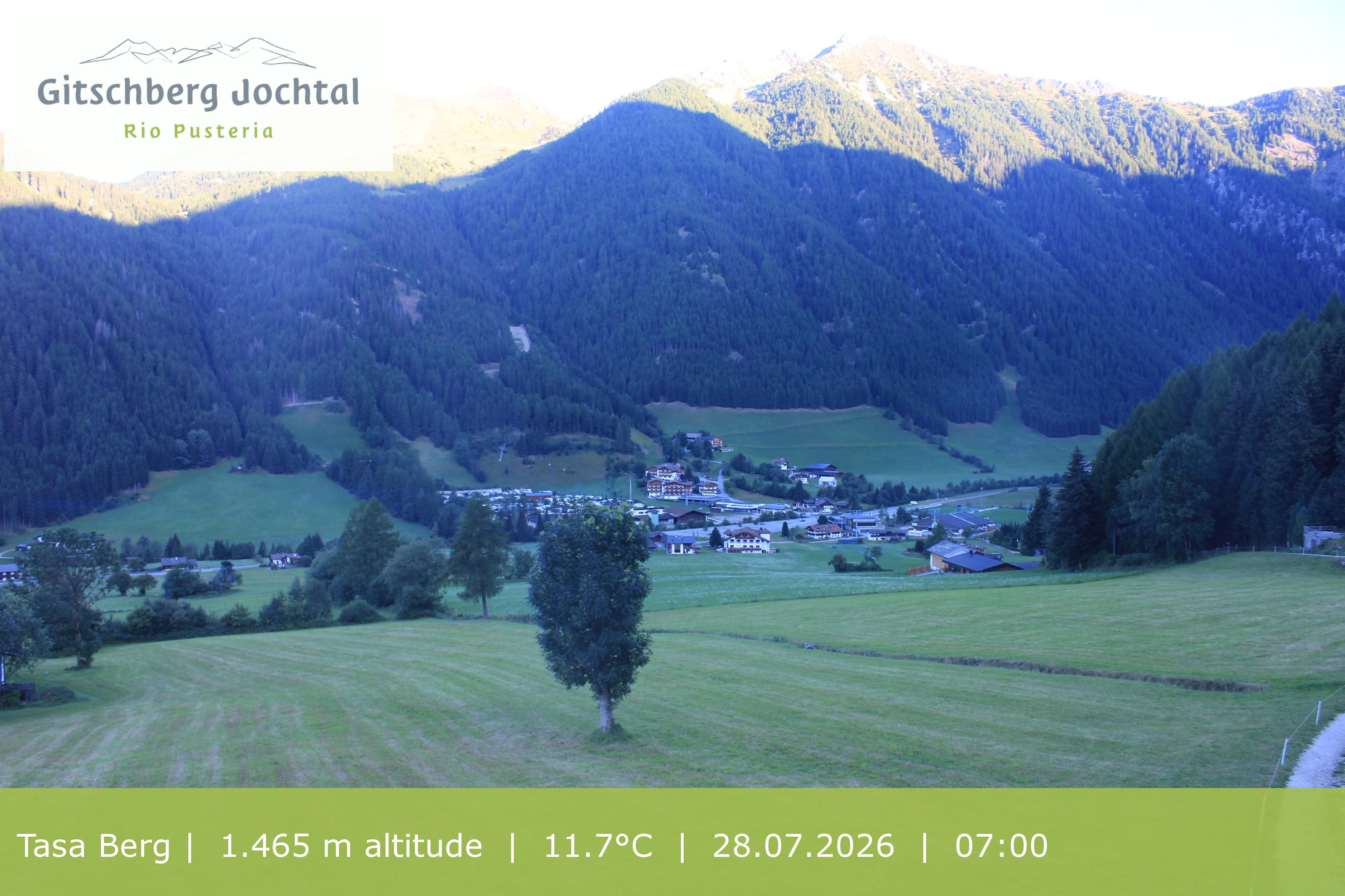 Archiv Foto Webcam: Blick auf den Gitschberg