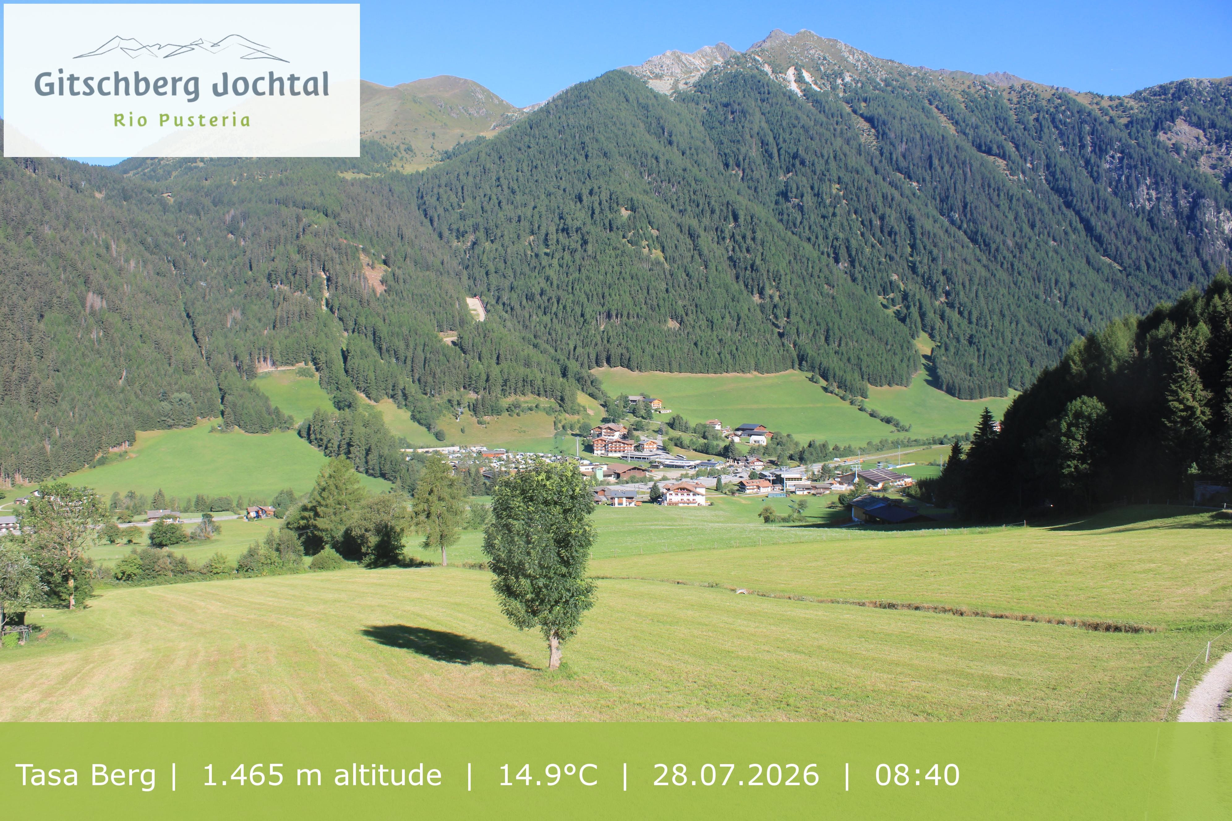 Archiv Foto Webcam: Blick auf den Gitschberg