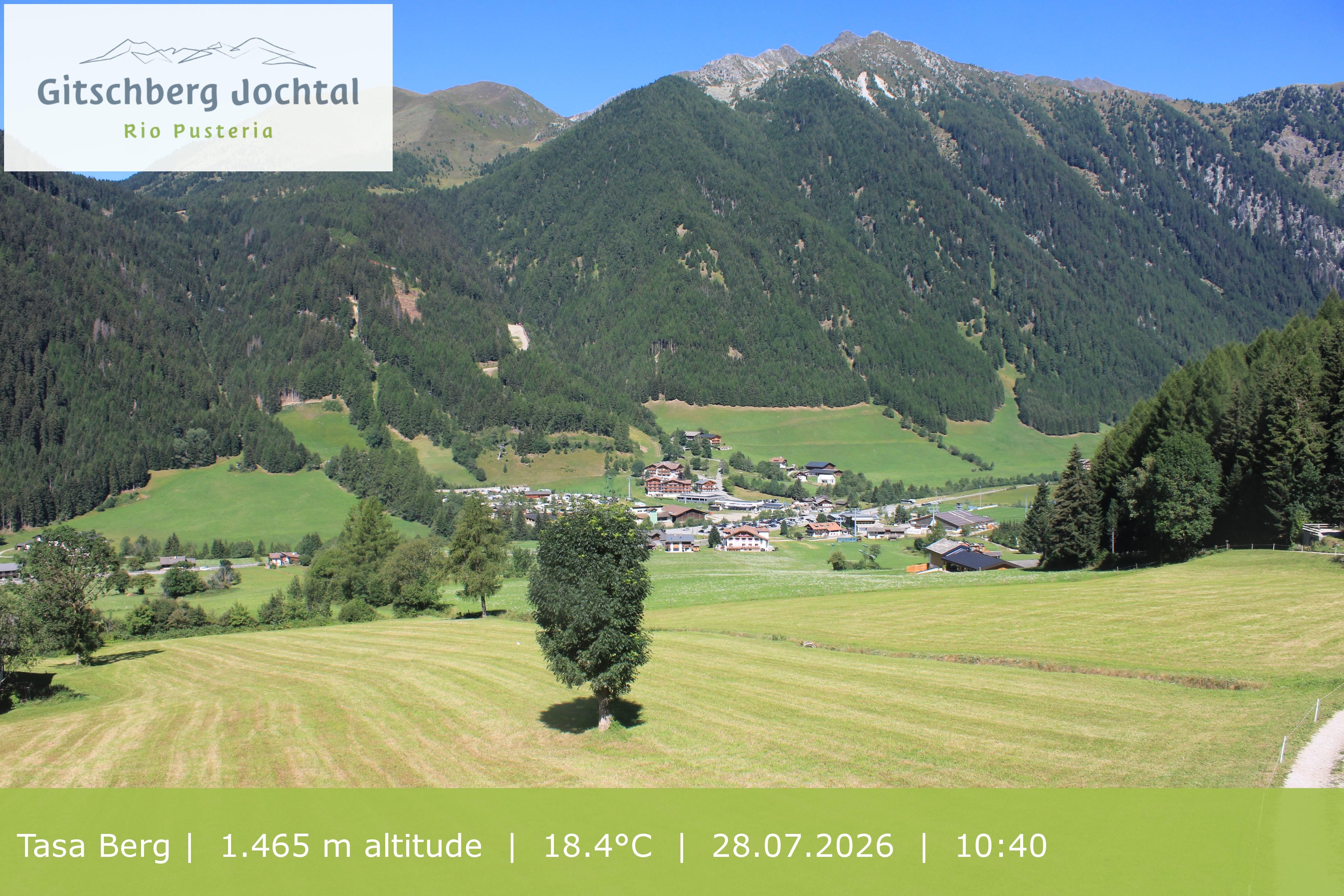 Archiv Foto Webcam: Blick auf den Gitschberg