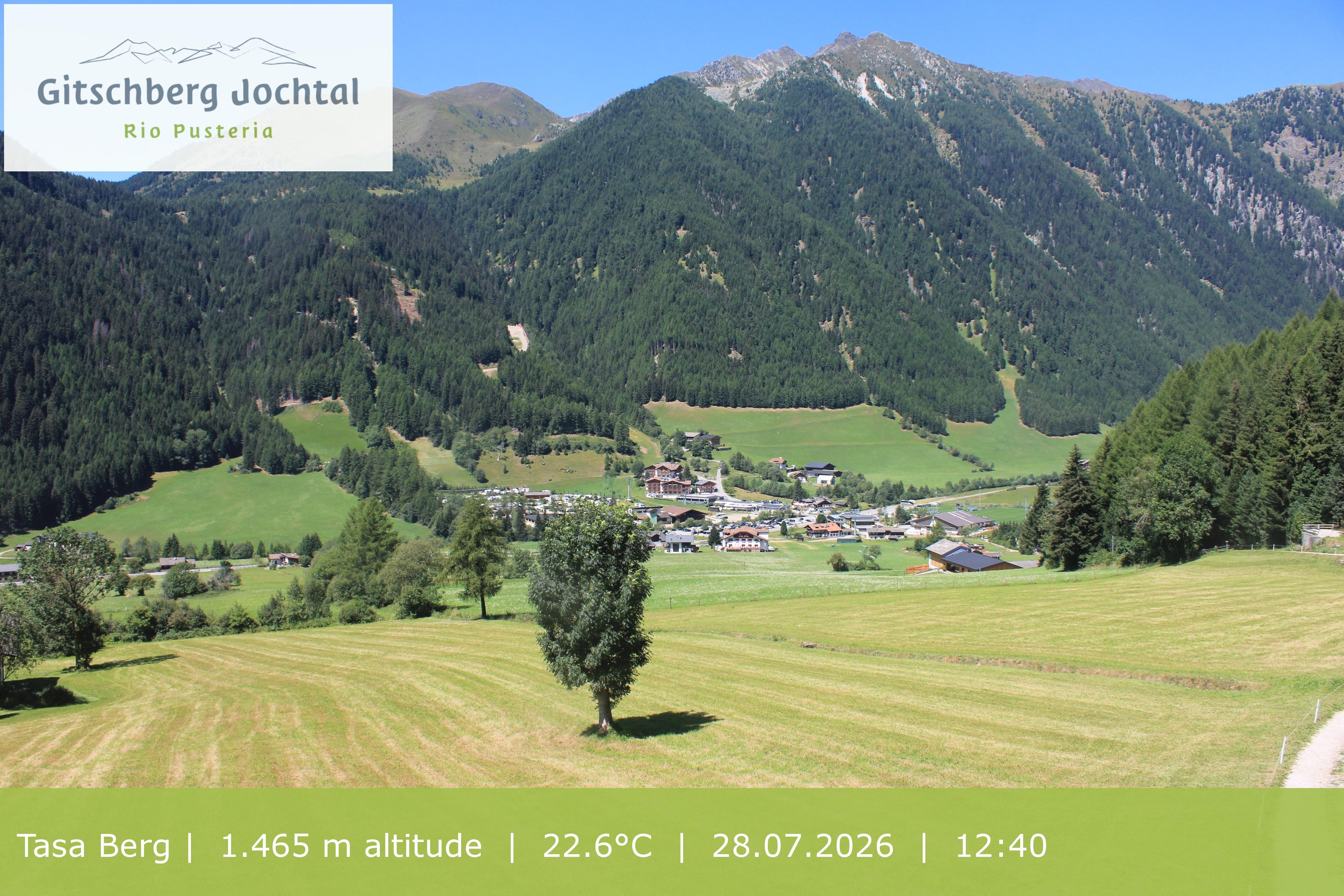 Archiv Foto Webcam: Blick auf den Gitschberg