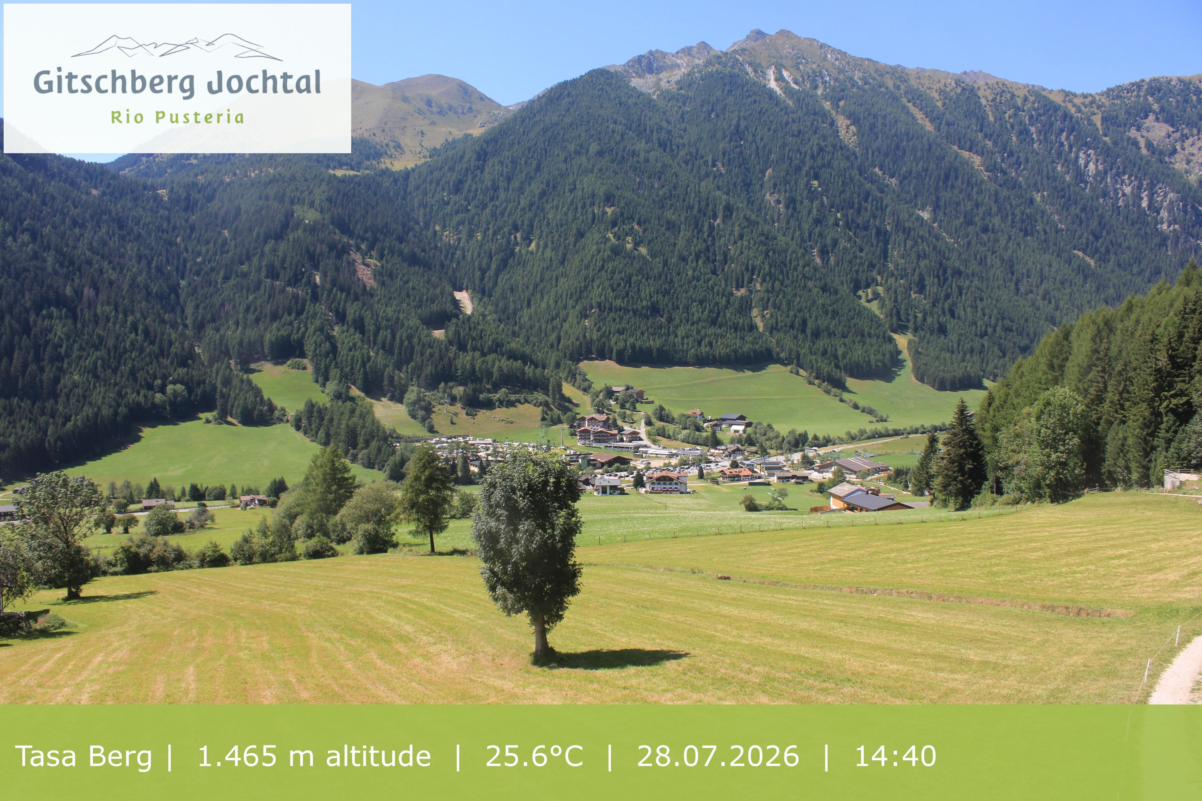 Archiv Foto Webcam: Blick auf den Gitschberg