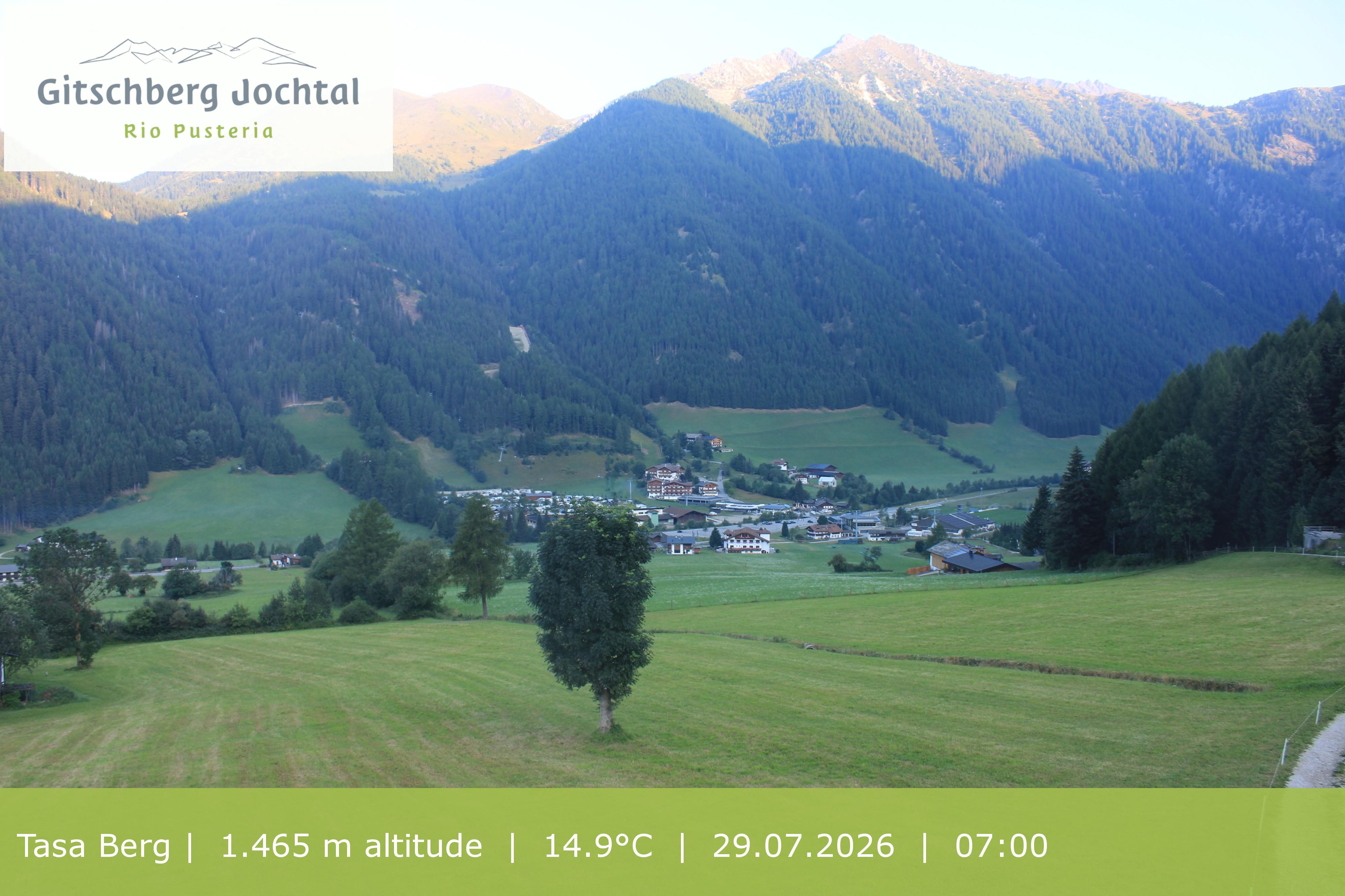 Archiv Foto Webcam: Blick auf den Gitschberg