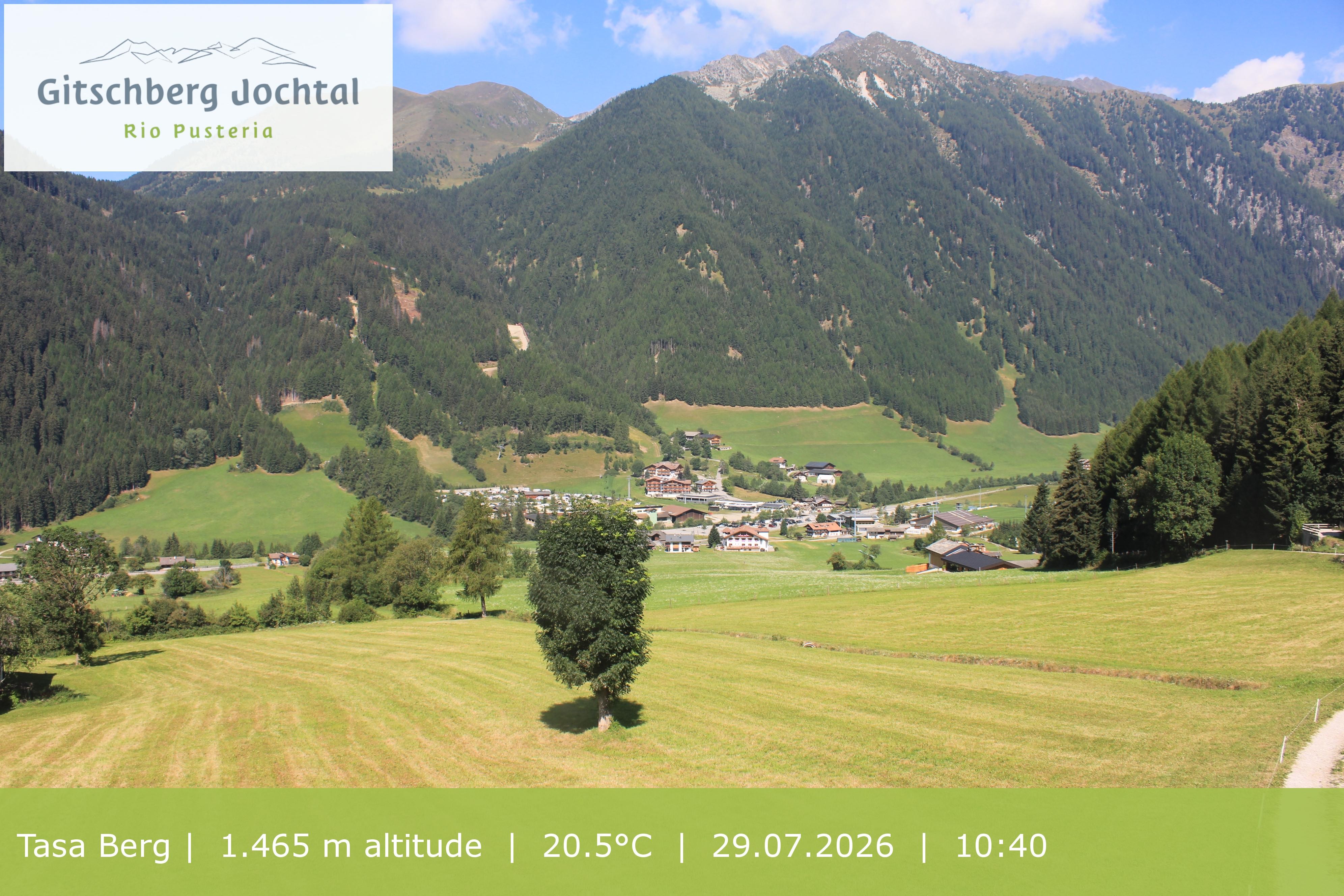 Archiv Foto Webcam: Blick auf den Gitschberg