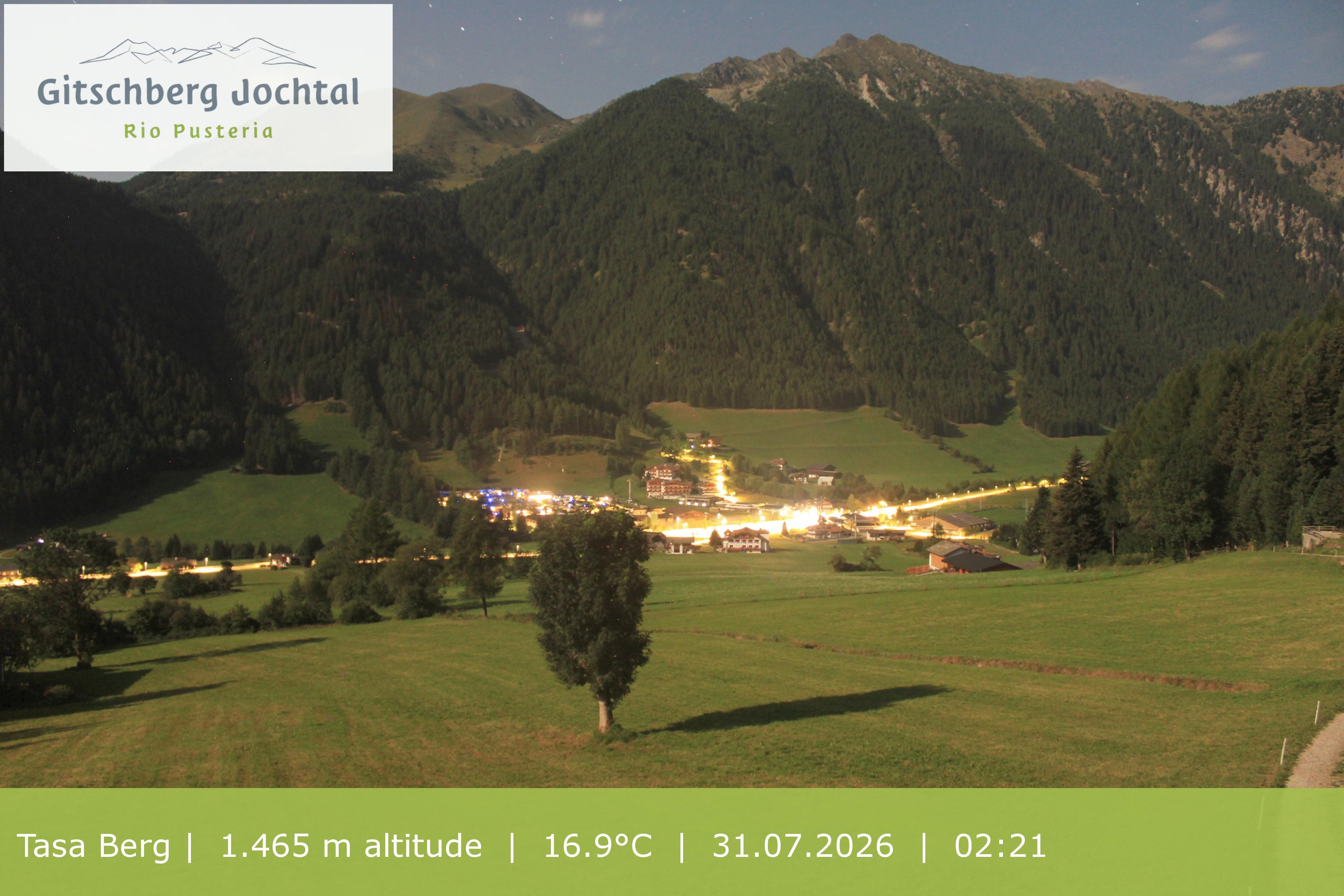 Archived image Webcam: View at Gitschberg Mountain