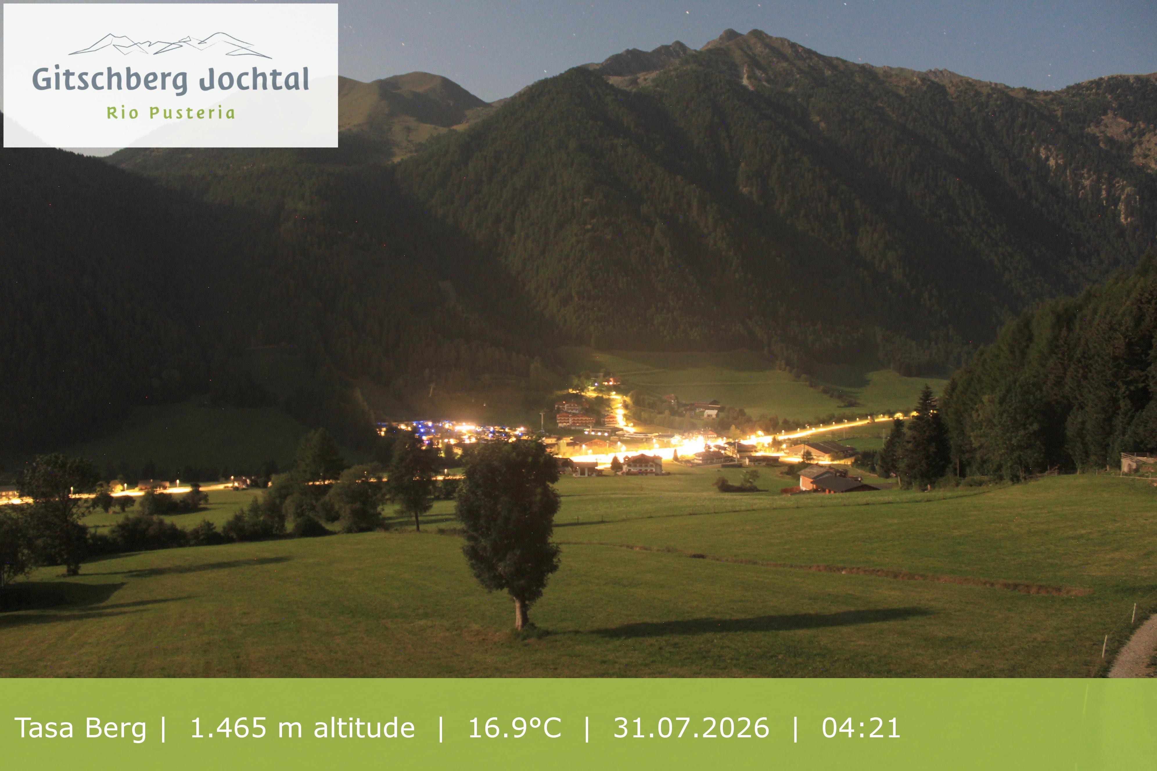 Archived image Webcam: View at Gitschberg Mountain
