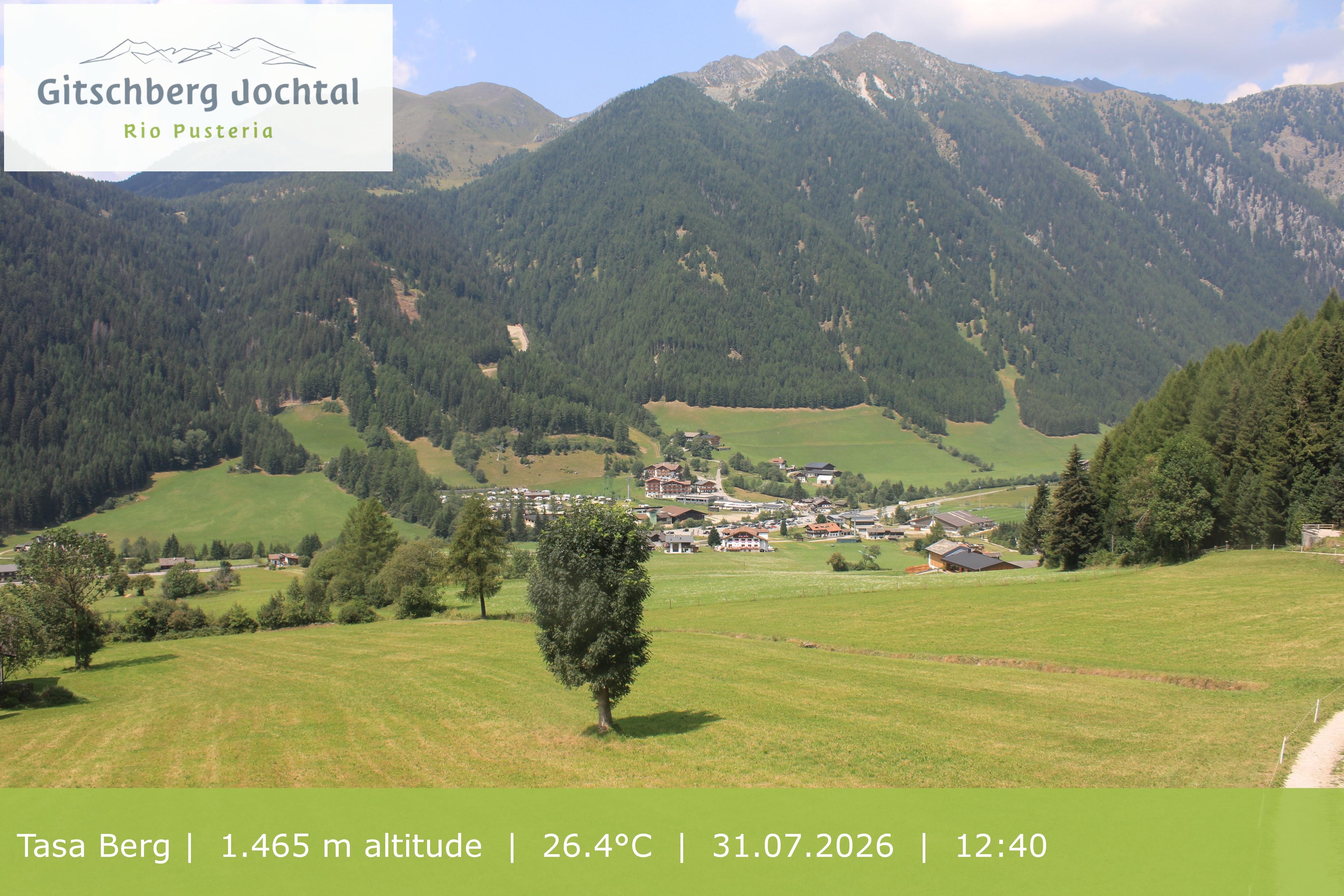 Archiv Foto Webcam: Blick auf den Gitschberg