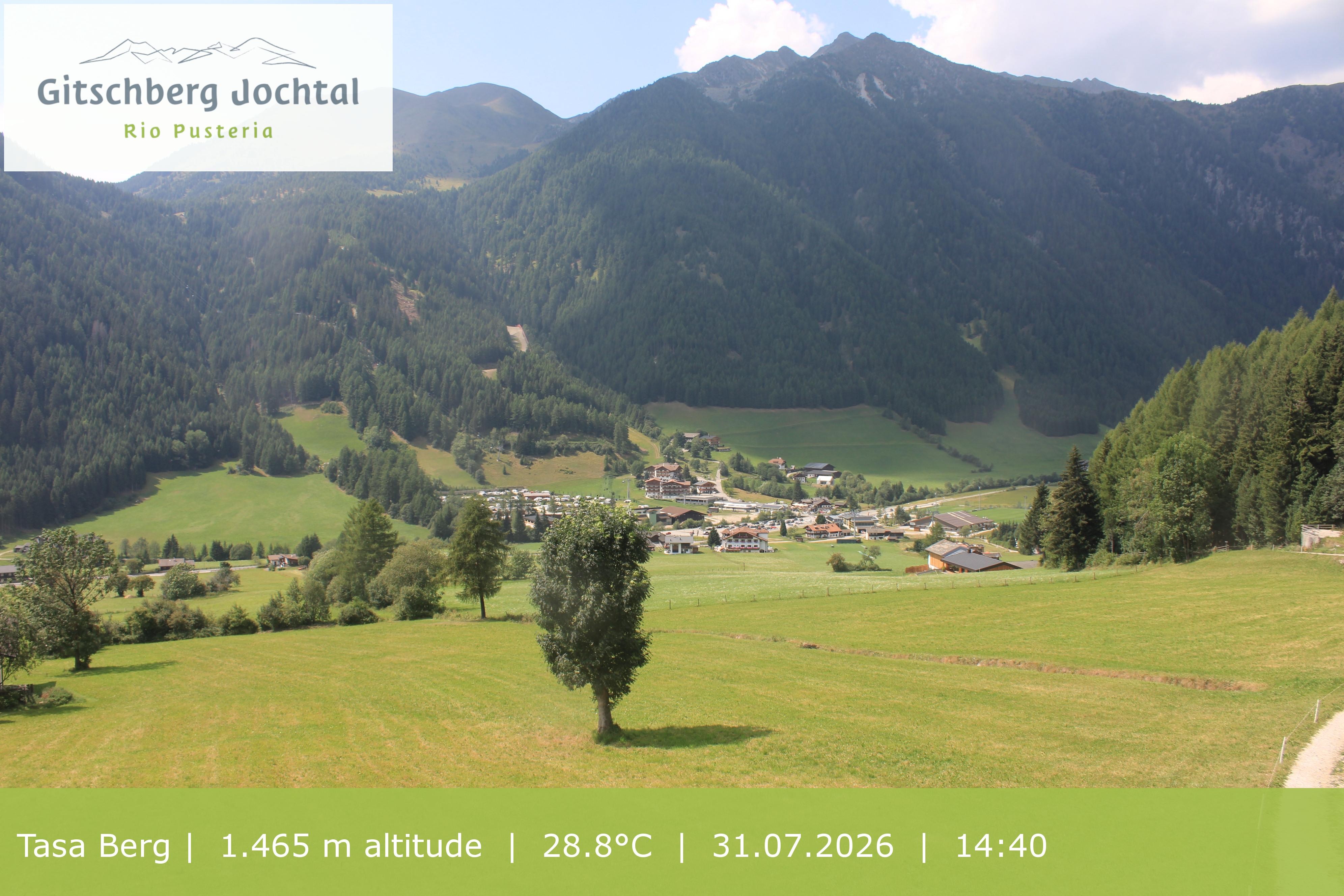 Archiv Foto Webcam: Blick auf den Gitschberg