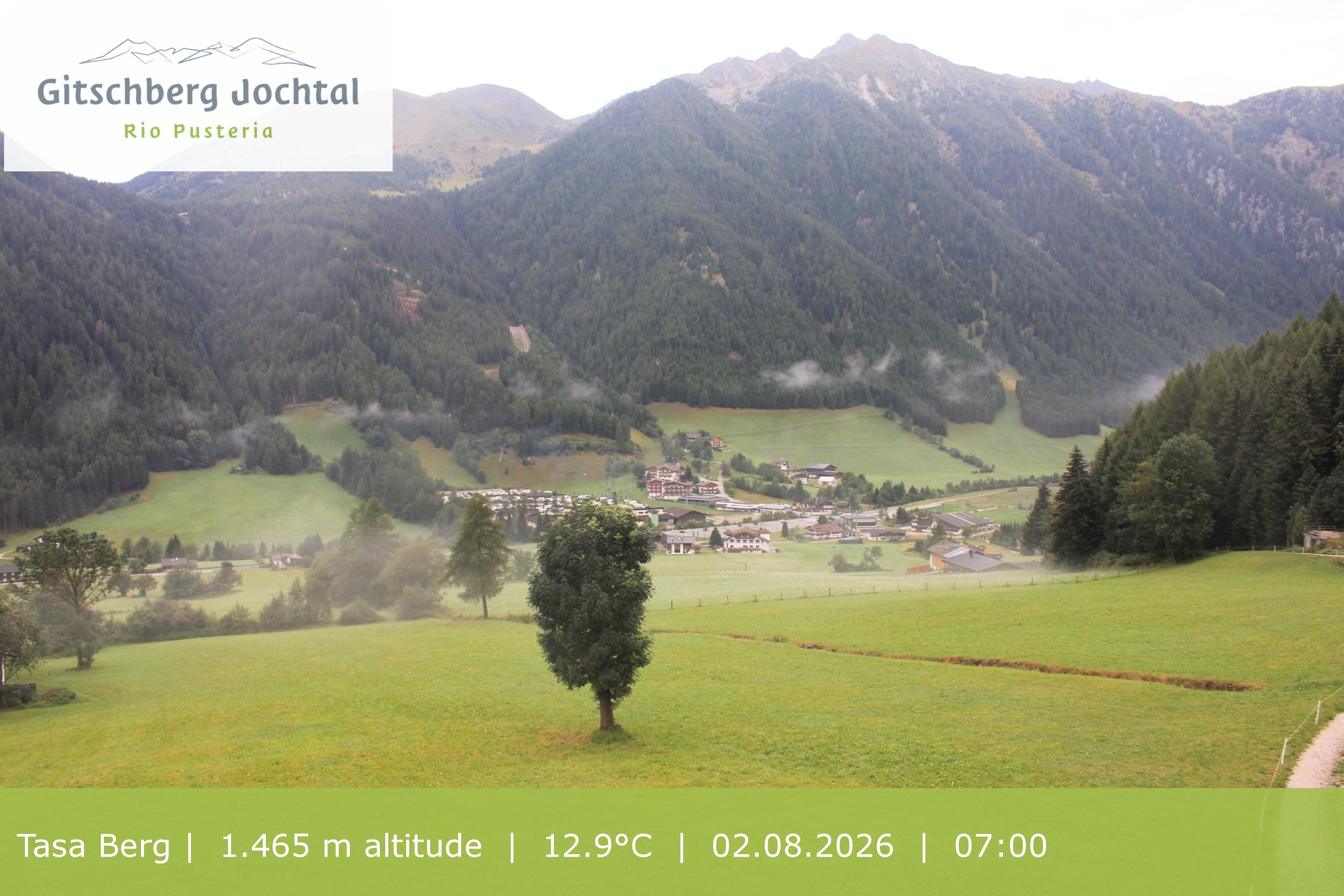 Archiv Foto Webcam: Blick auf den Gitschberg