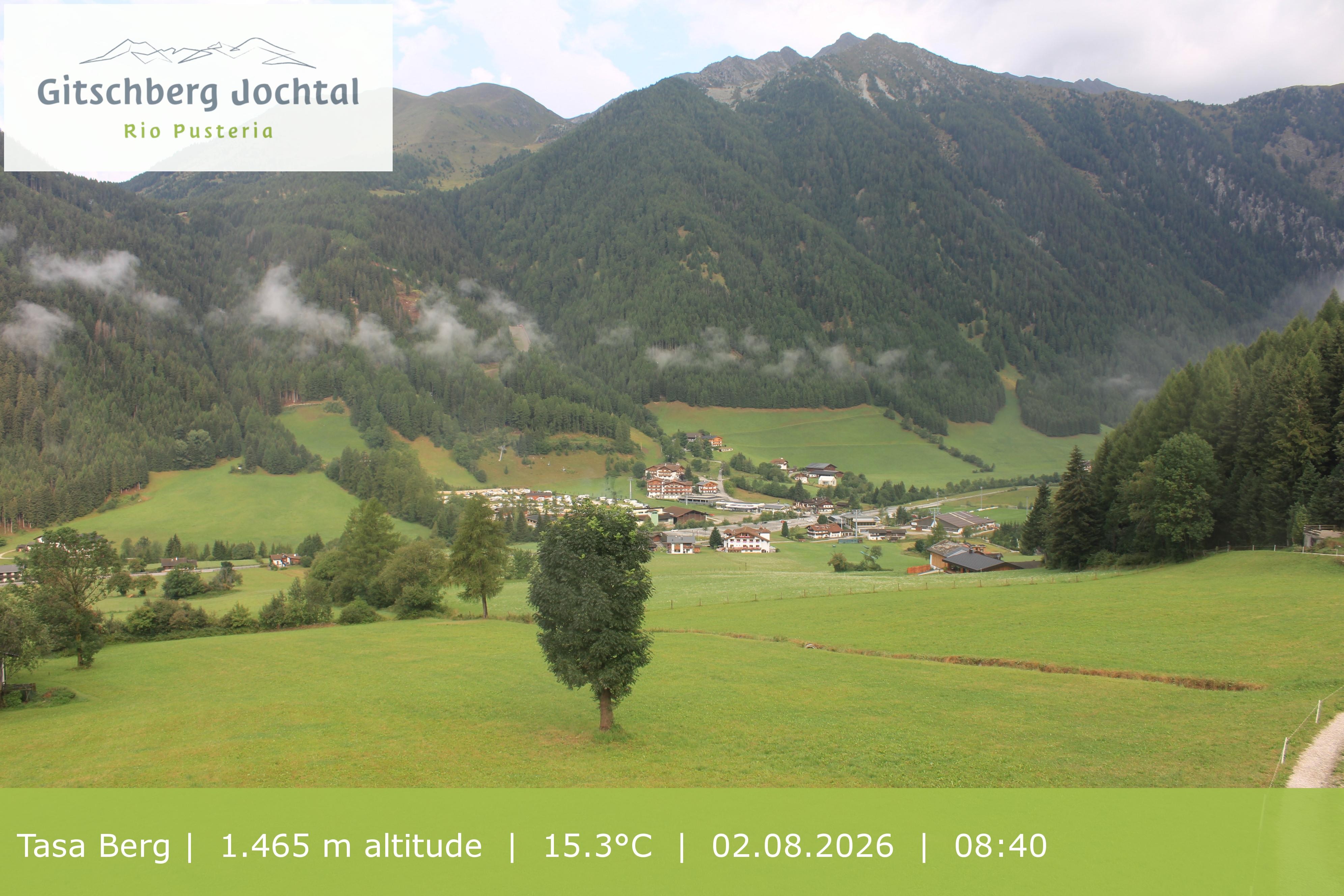 Archiv Foto Webcam: Blick auf den Gitschberg